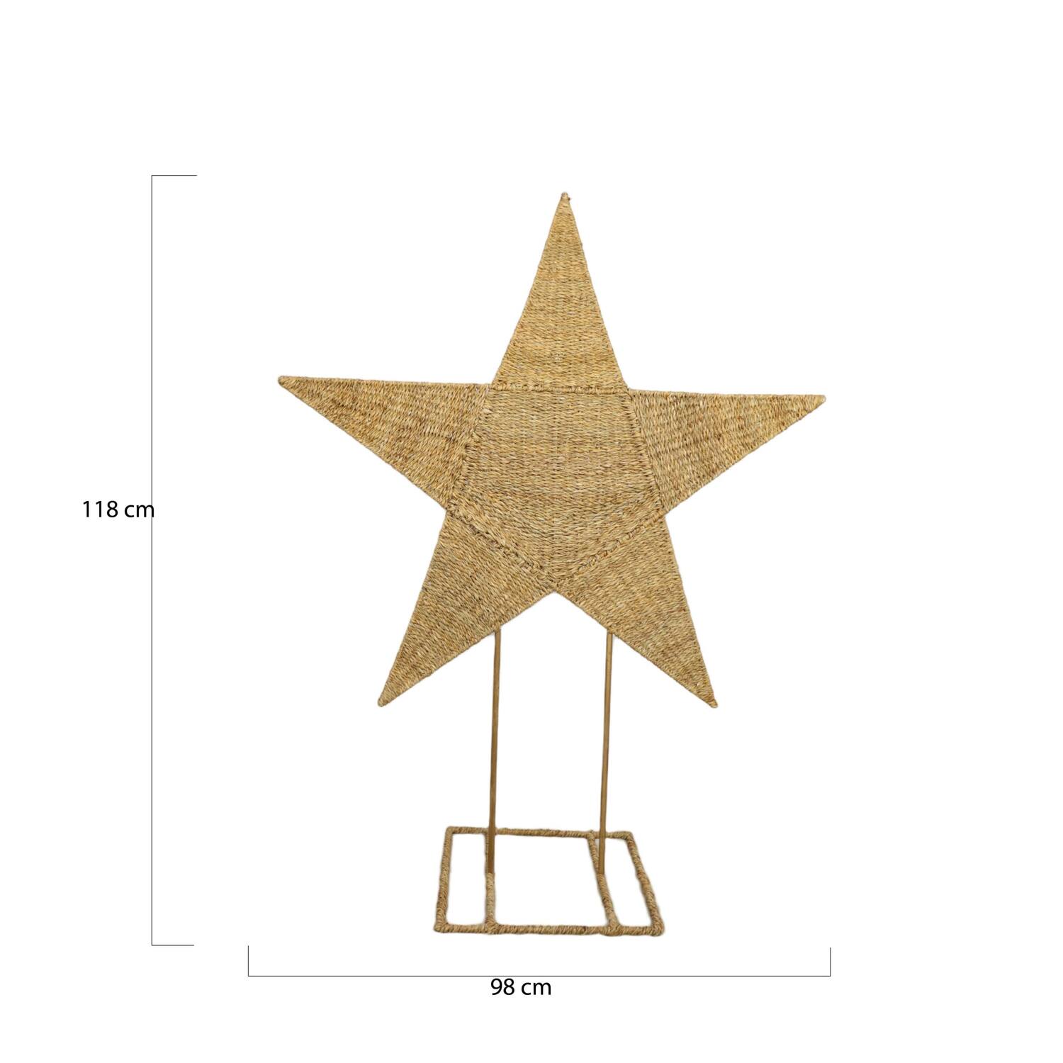 Star seagrass 98x35x118cm - Natural