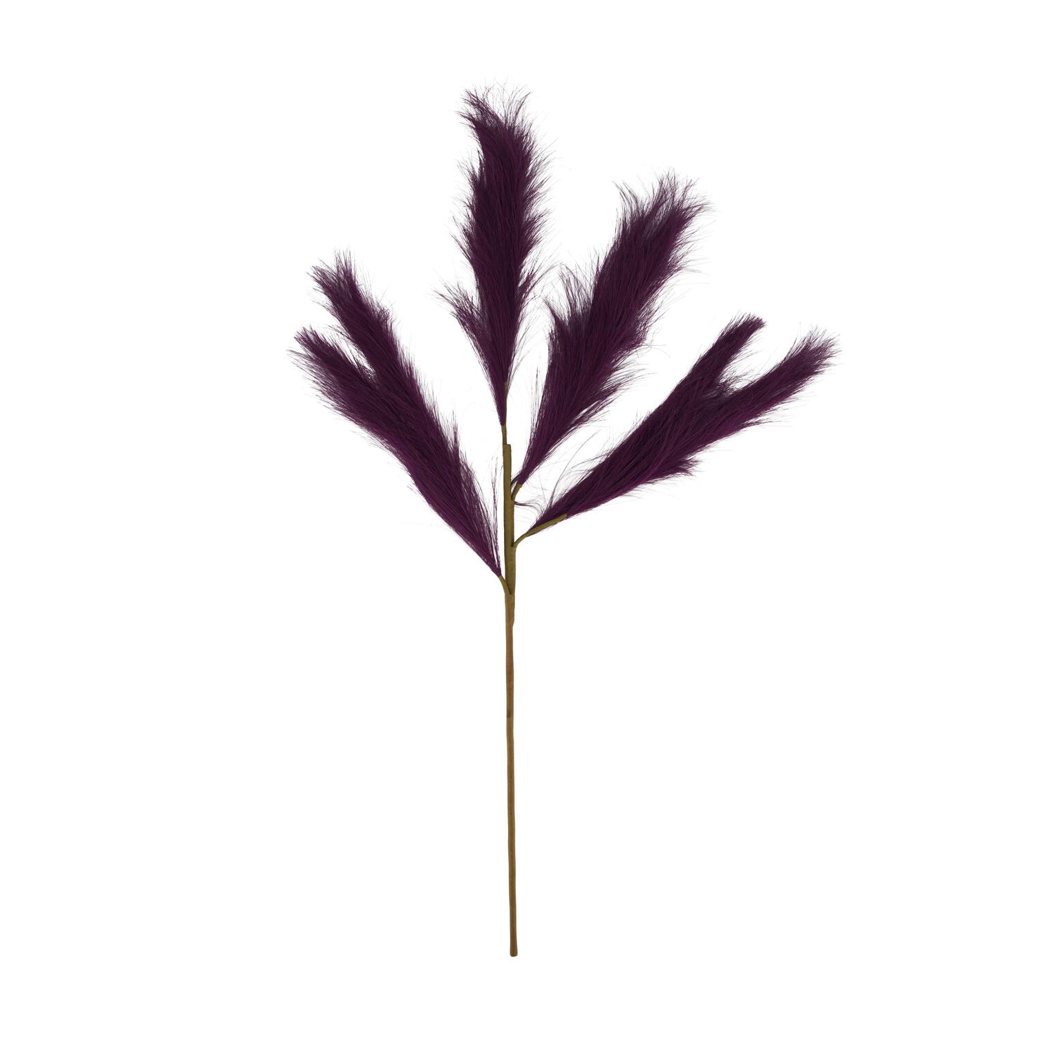 Branch pampas artificial 48x30x2cm - Purple