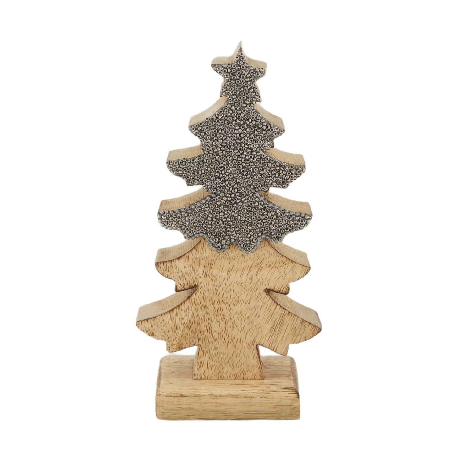 Tree mango wood 9x5x18cm - Natural