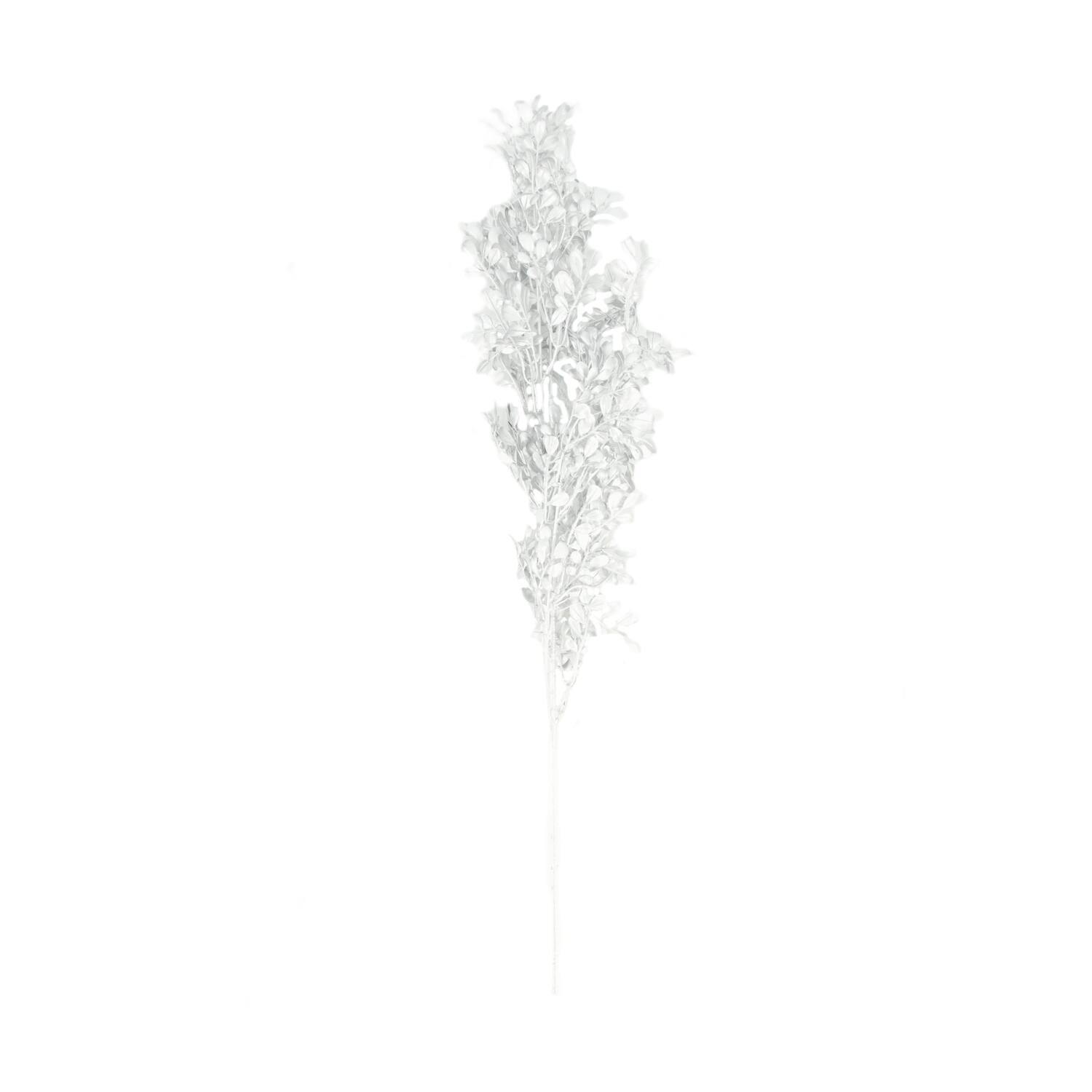 Branch with leaves artificial 24x8x78cm - Silver