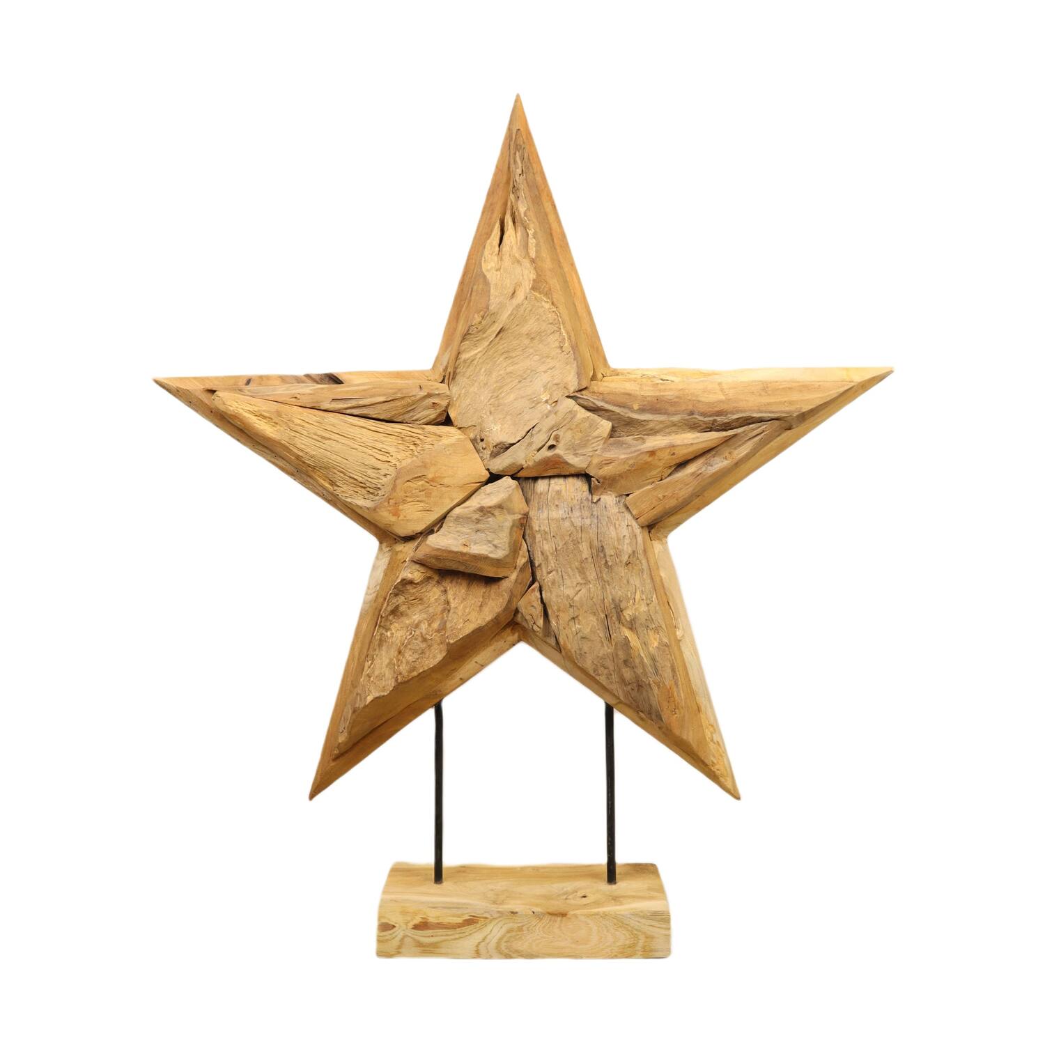Ornament Milan - Erosionsholz - 78x14x88 cm - Braun
