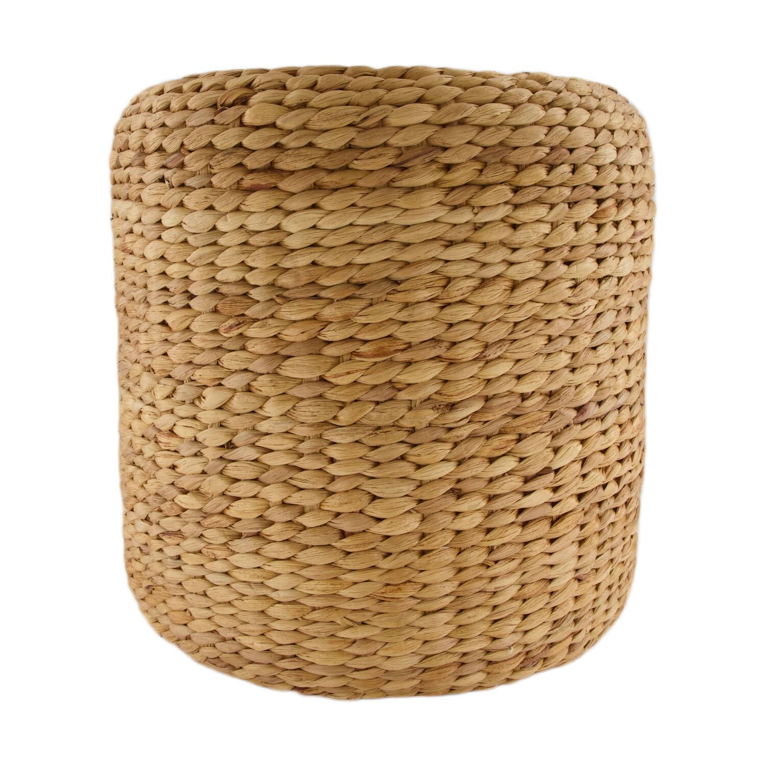 Pouf round seagrass 37x37x37cm