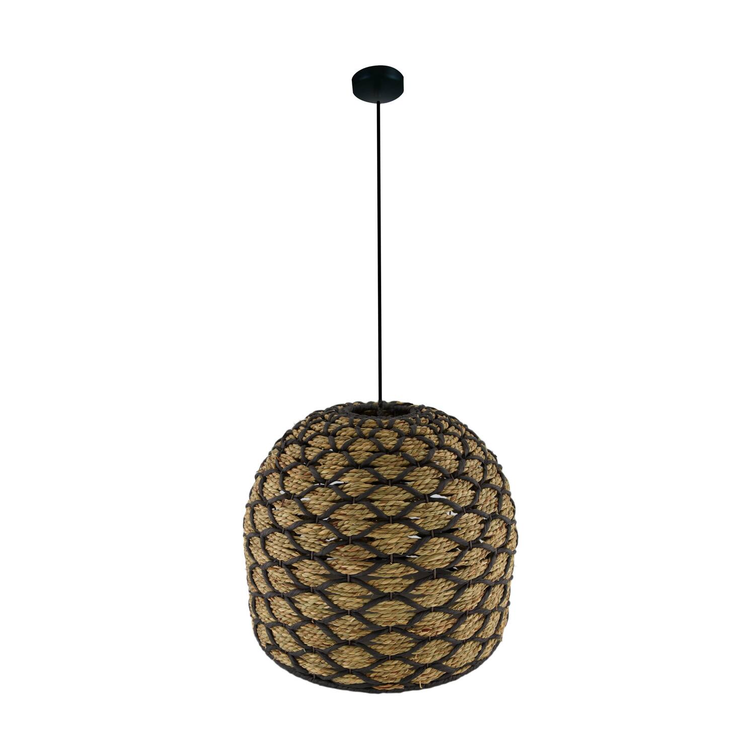 Ceiling light seagrass 38x38x30cm