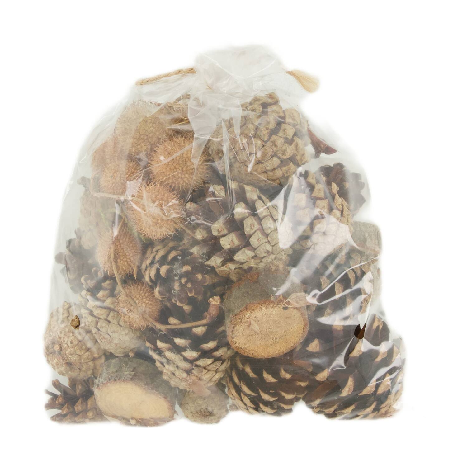 Pinecone mixed 250gr nature 35x22x22cm - Natural