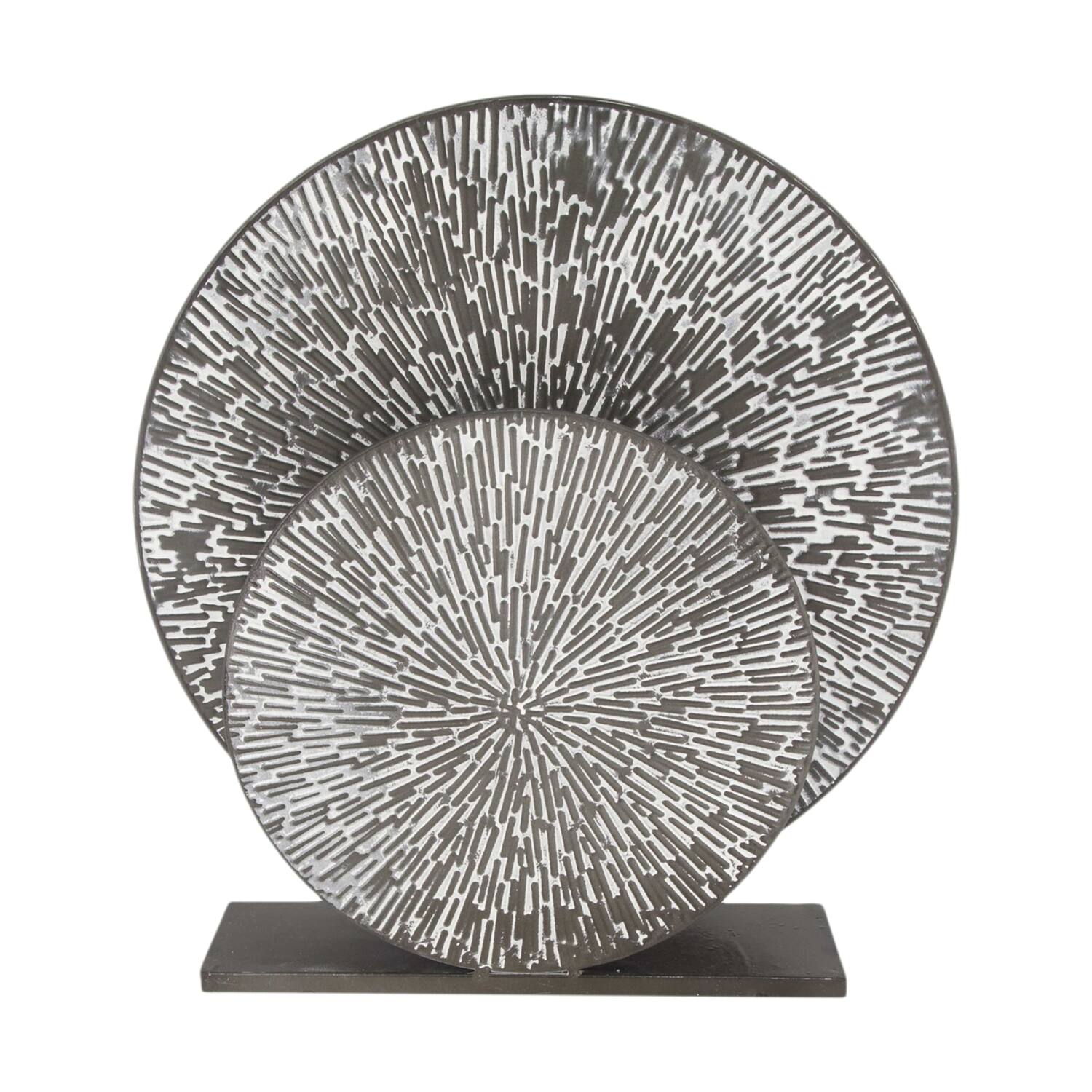 Lampe de table en metal - 37x8x39cm - Noir