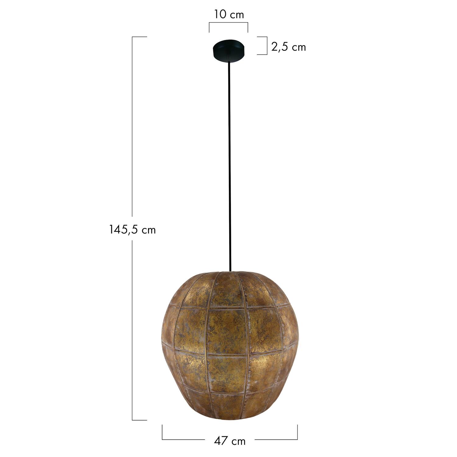 Ceiling light metal 47x47x45.5cm