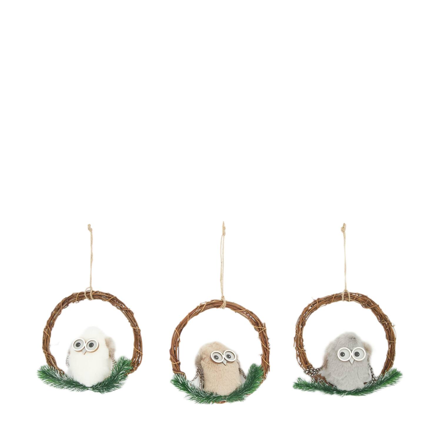 Hanger owl plywood 20x6x20cm C/3