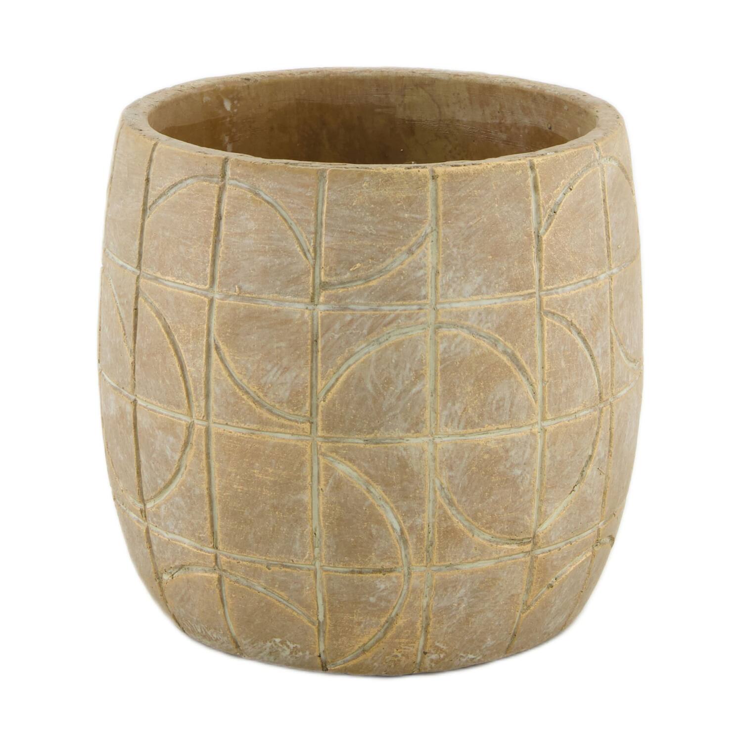 Planter cement 15x15x14cm