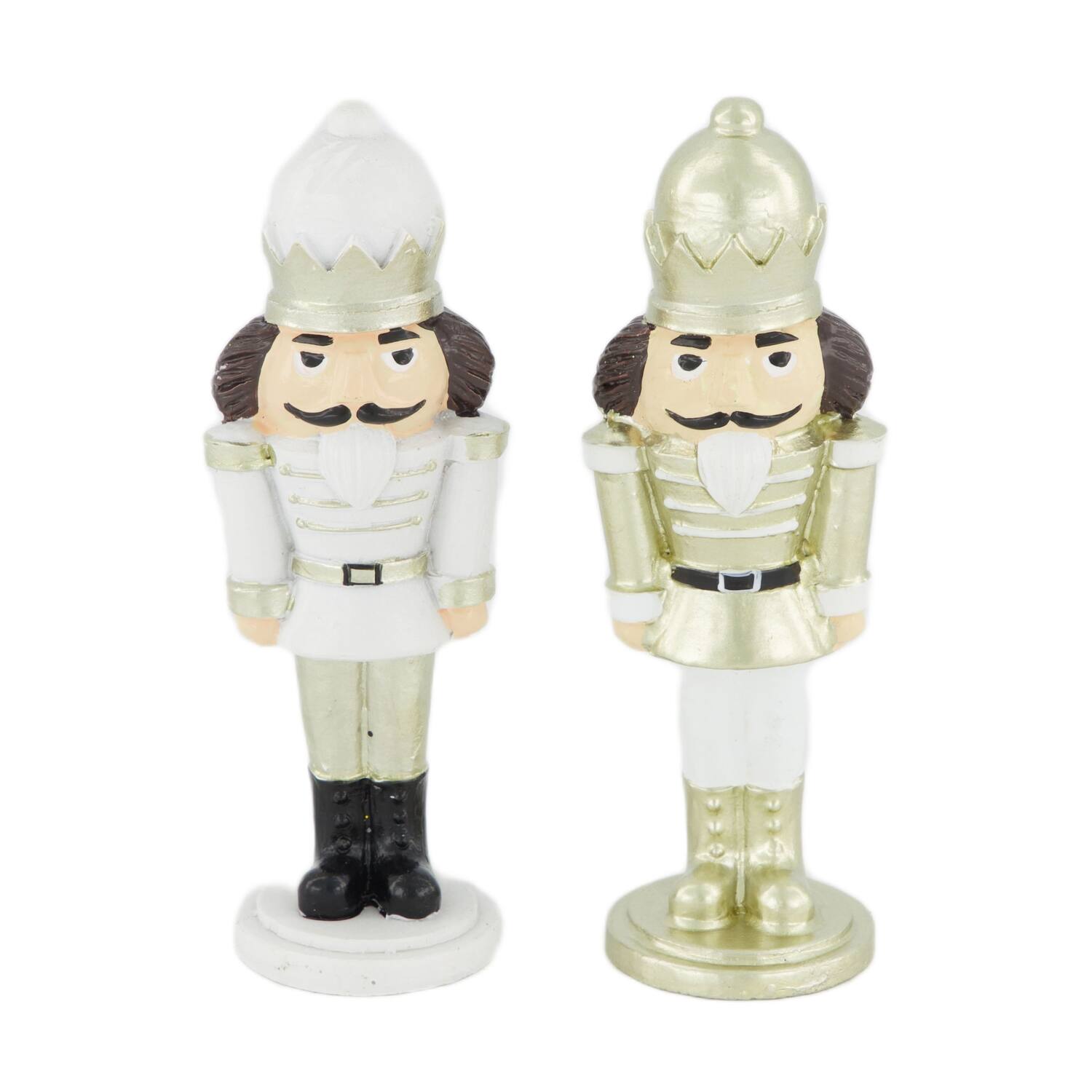 Nutcracker polyresin 4x3x11cm C2 - White