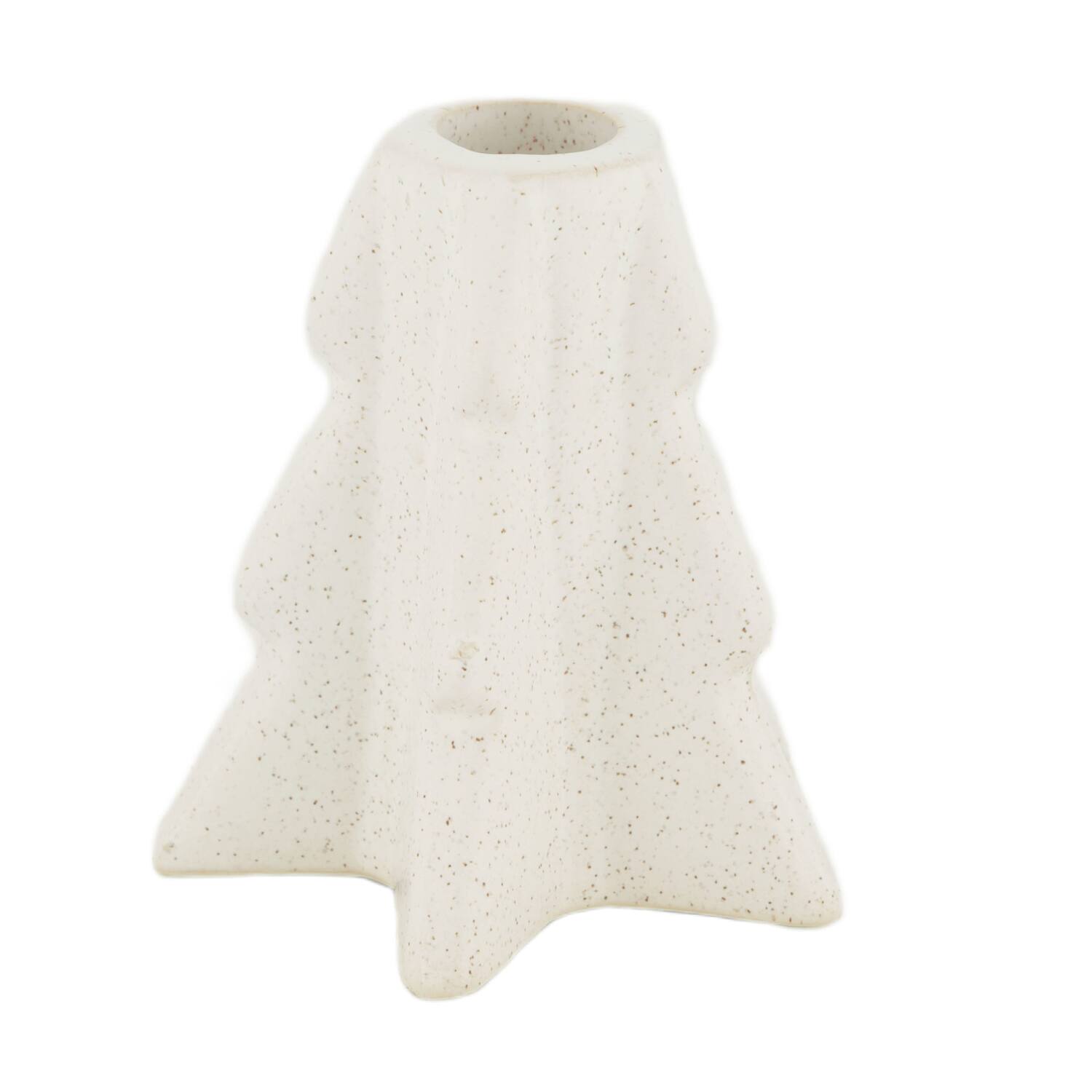 Dinnercandle holder tree ceramic 10x10x10.5cm