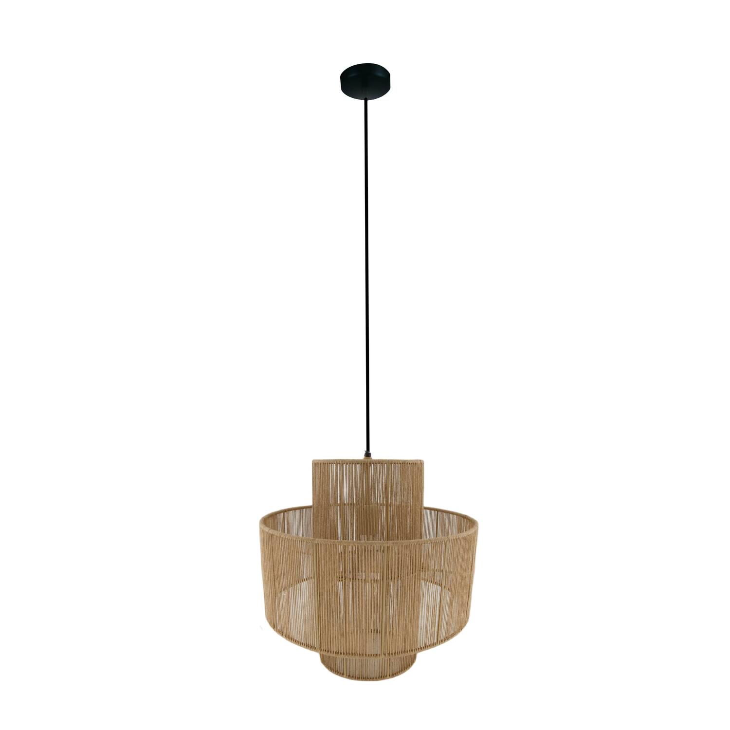 Ceiling light jute 40x40x41cm - Natural