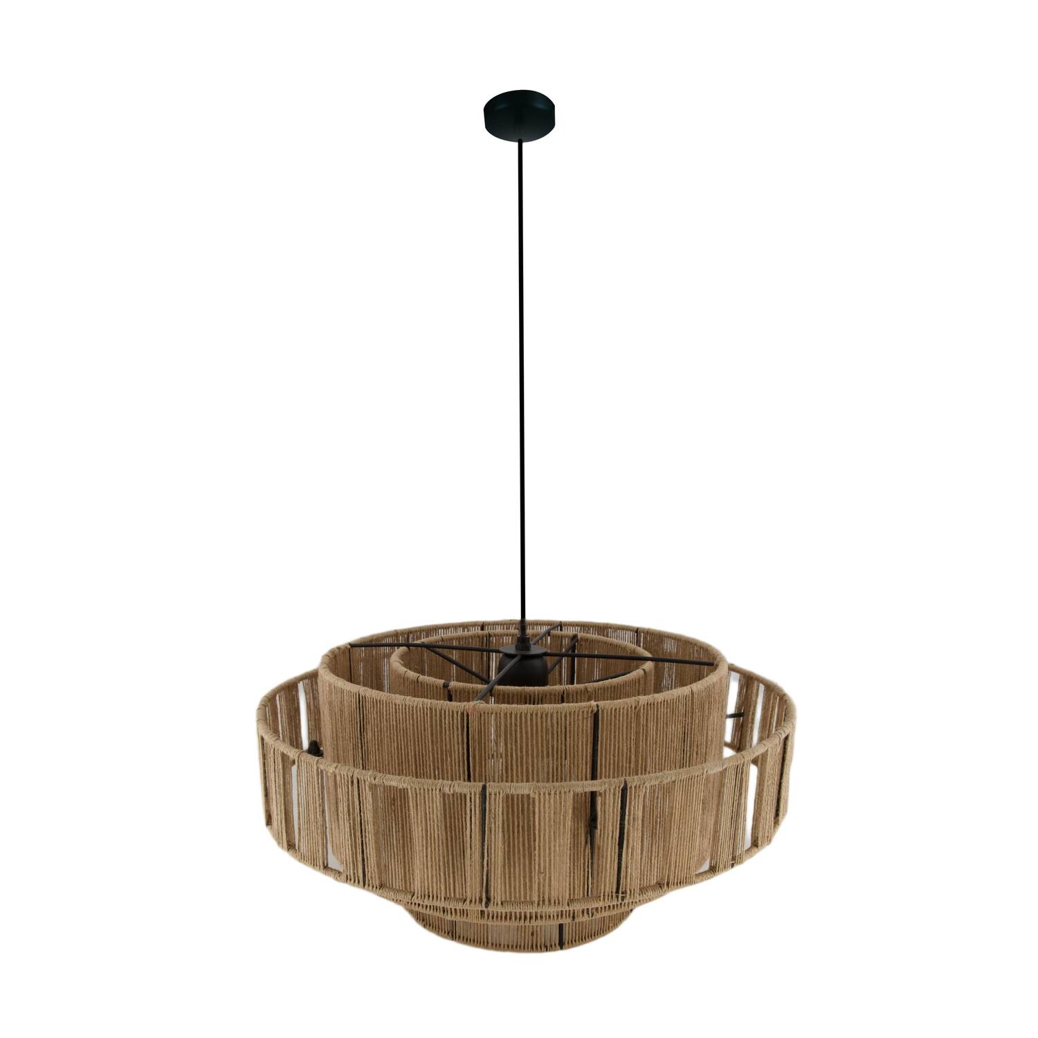 Ceiling light jute 50x50x26cm