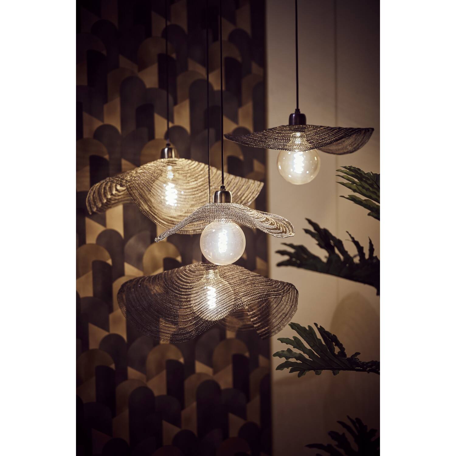 Ceiling light metal 42x42x6cm