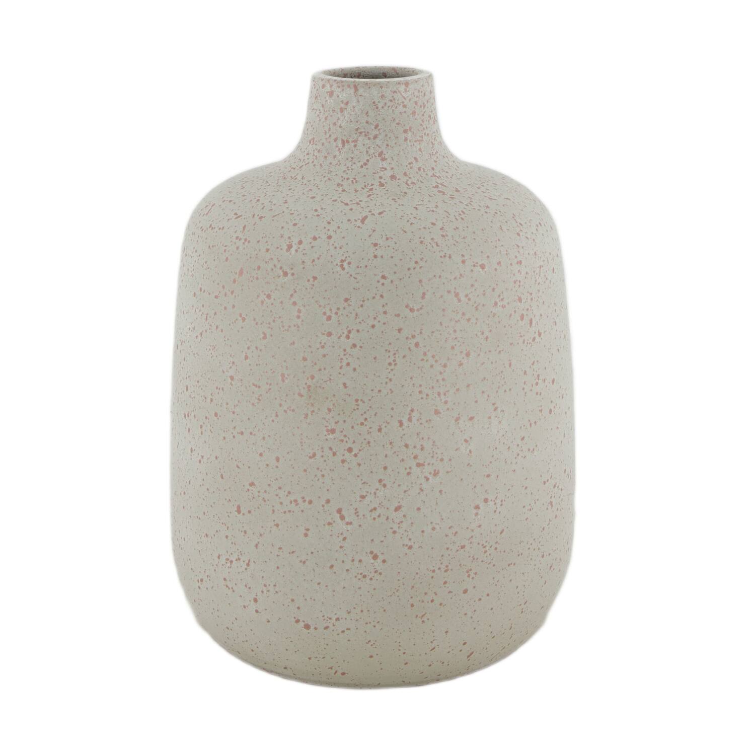 Bottle terracotta 18x18x25cm - Cream