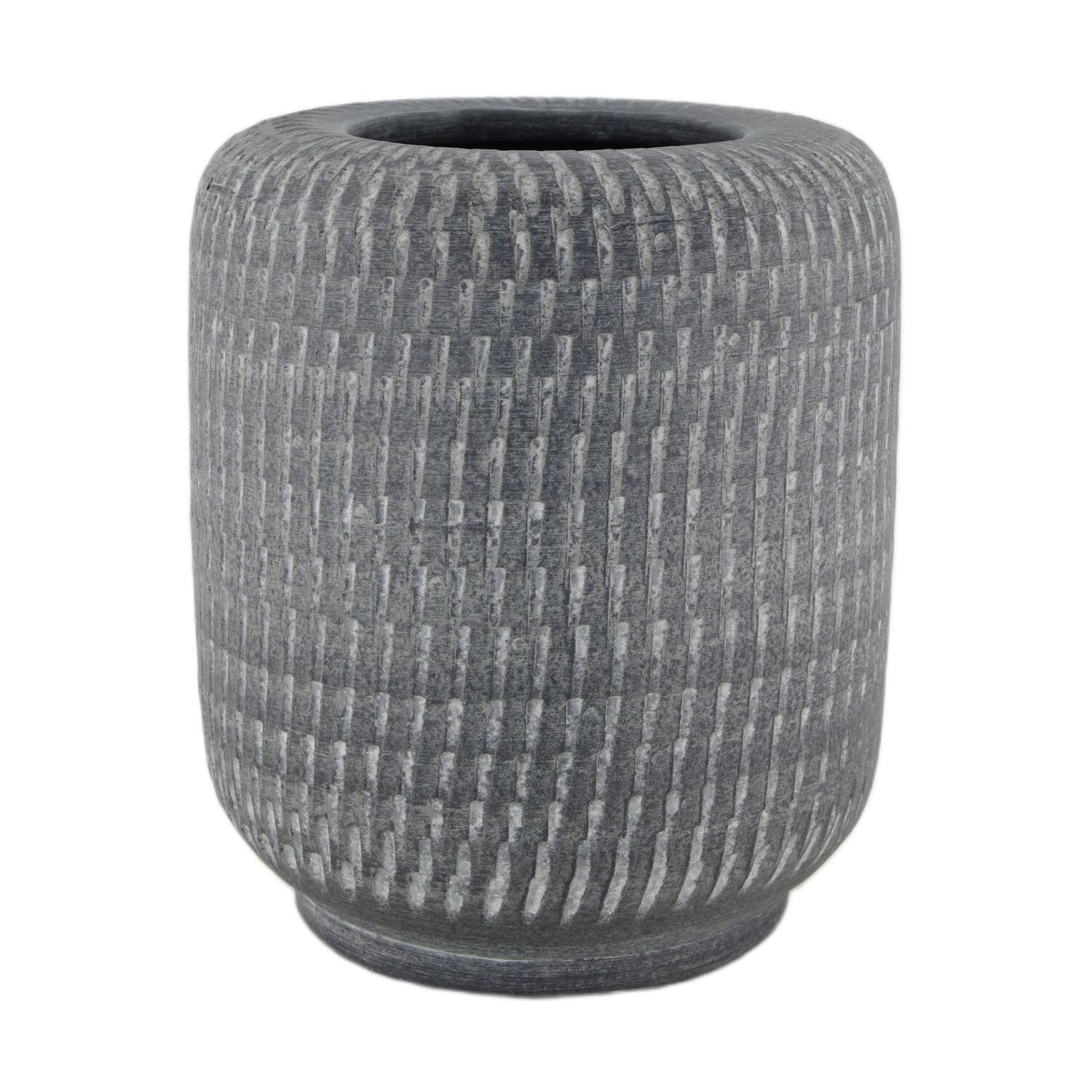 Planter terracotta 19x19x22cm - Black