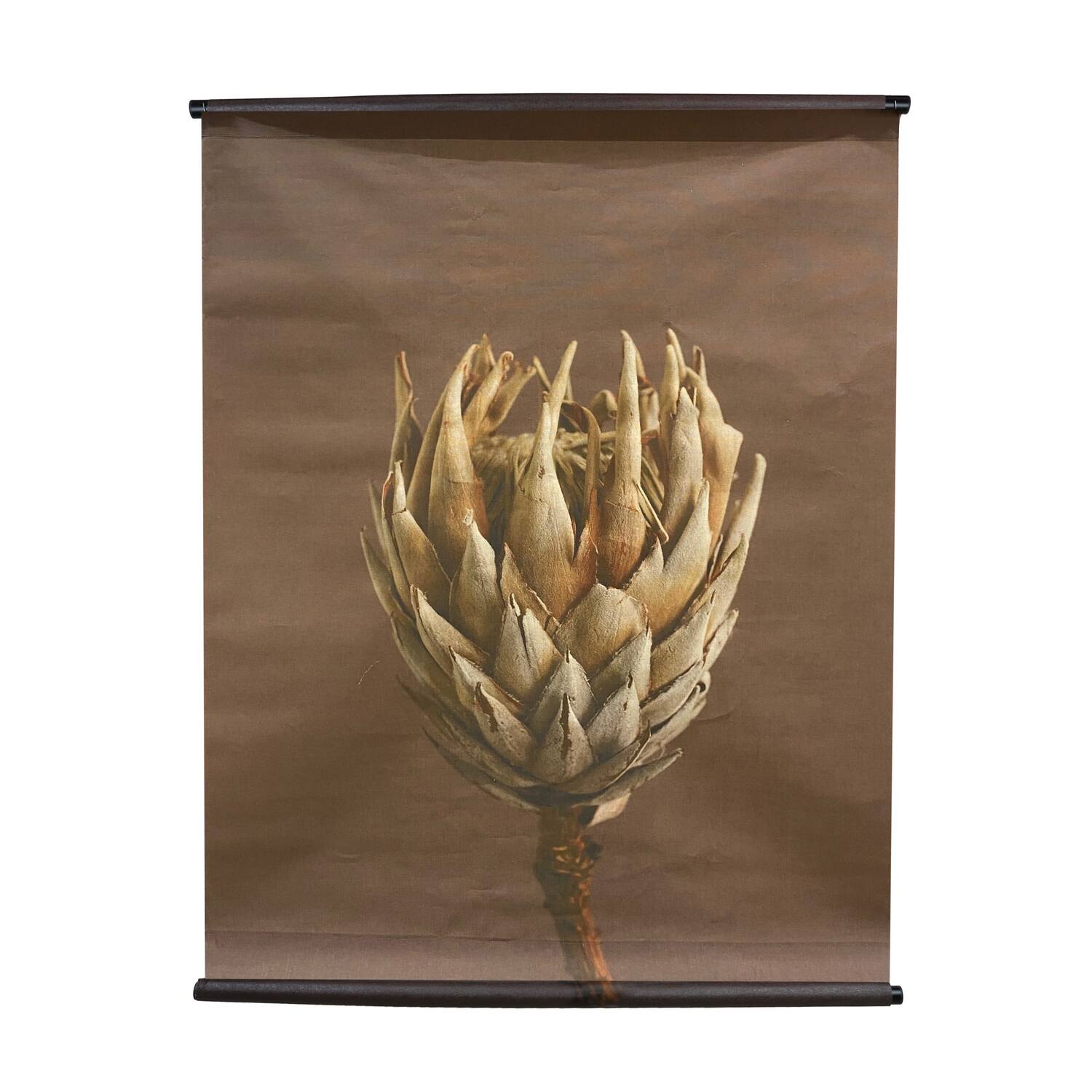 Wall art flower mat linen with hanger 117x3x147cm