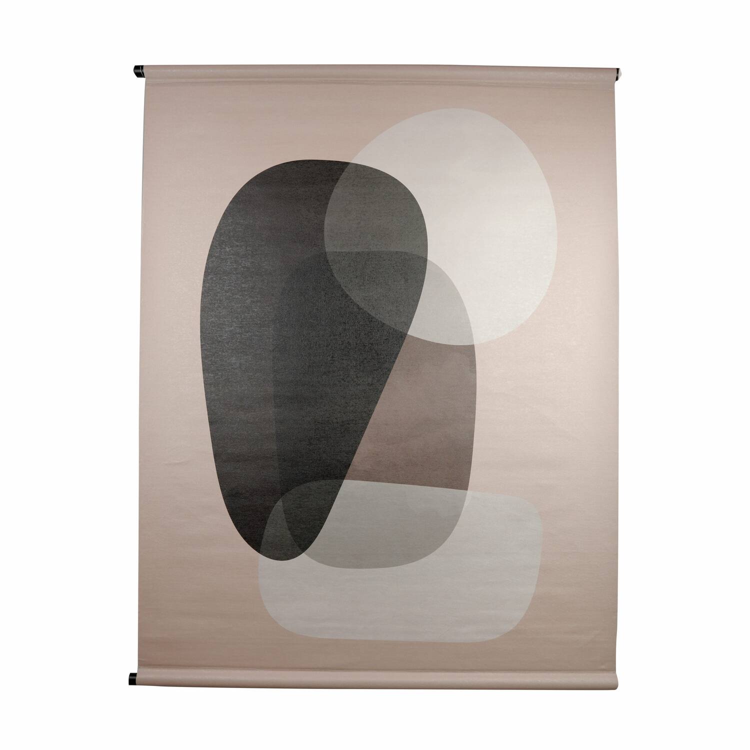 Wall art abstract mat linen with hanger 117x3x147cm