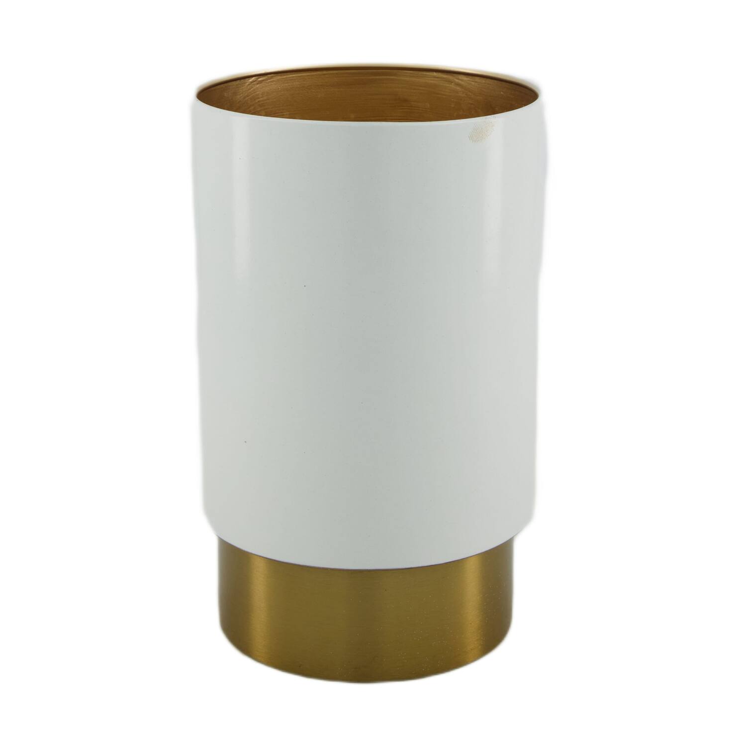 Vase metal 13.5x11.5x21cm