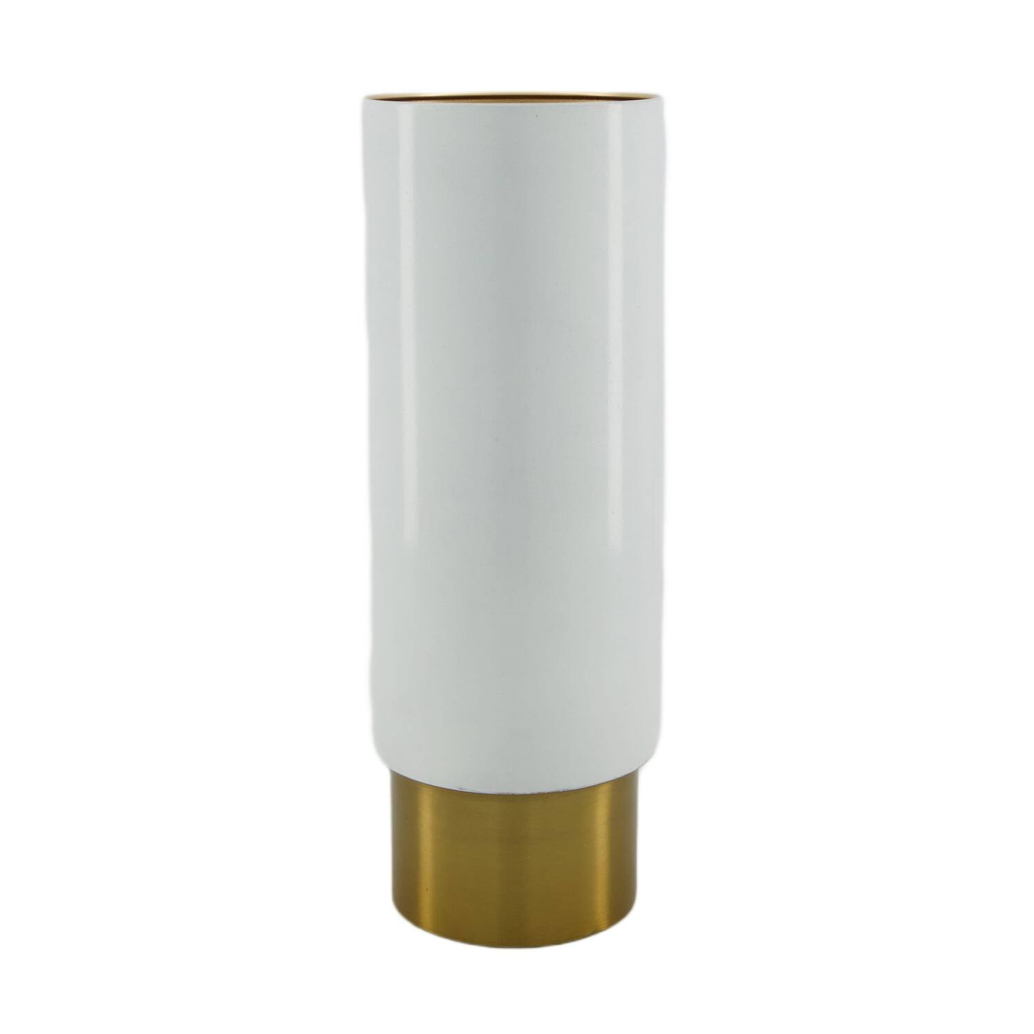 Vase metal 11.5x9.5x31cm
