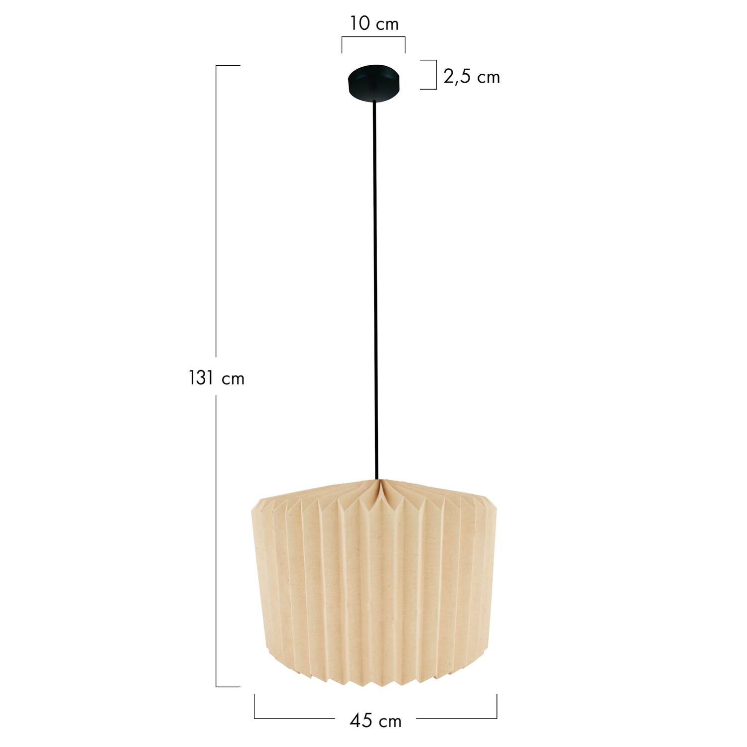 Ceiling light paper 45x45x31cm
