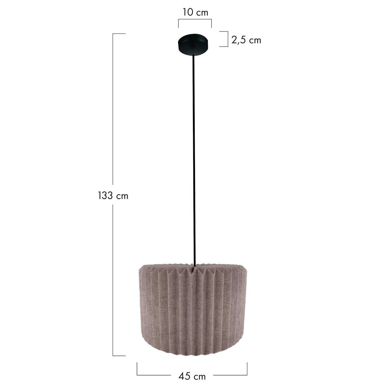 Ceiling light paper 45x45x33cm