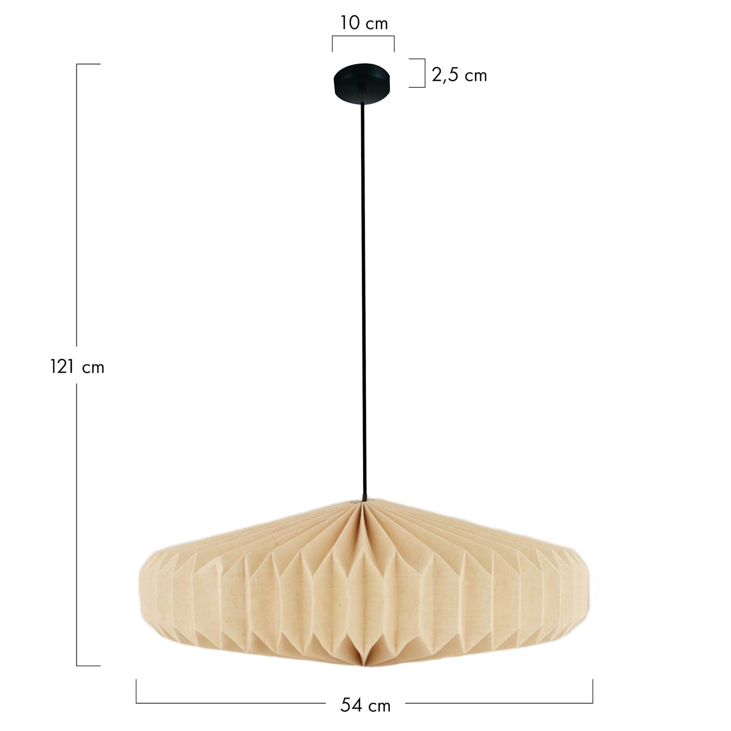 Ceiling light paper 54x54x21cm