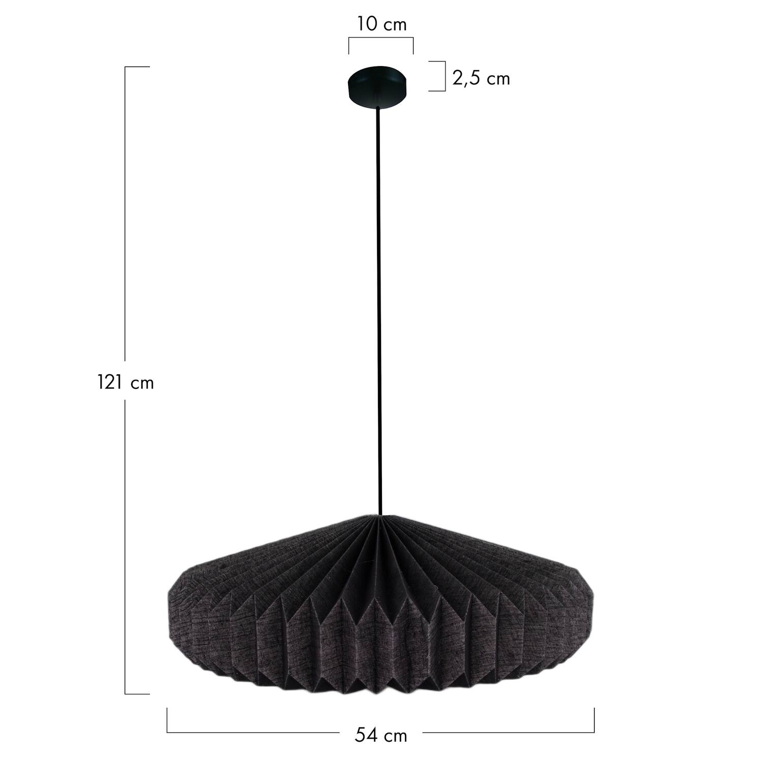 Ceiling light paper 54x54x21cm