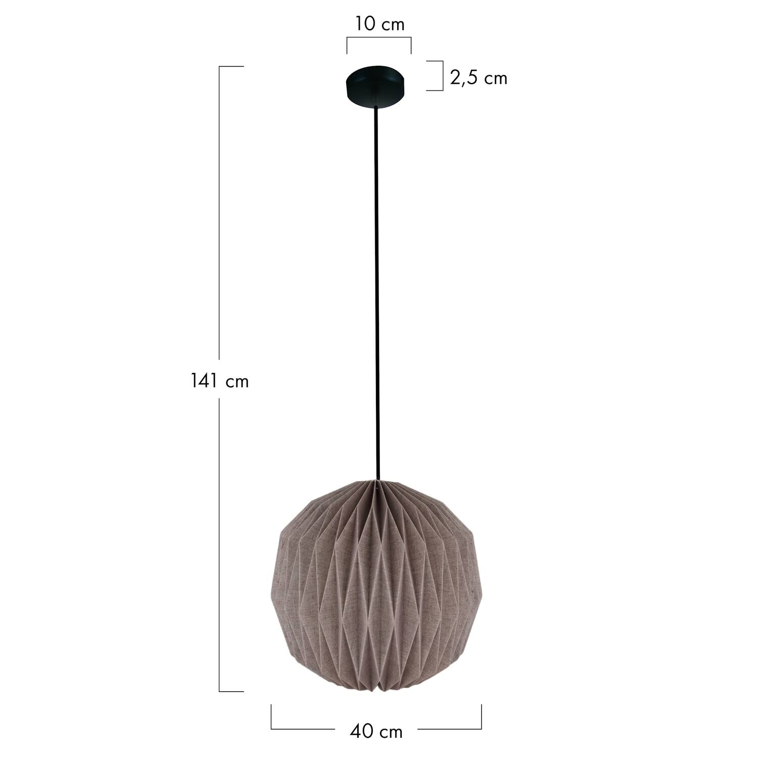 Ceiling light paper 40x40x41cm