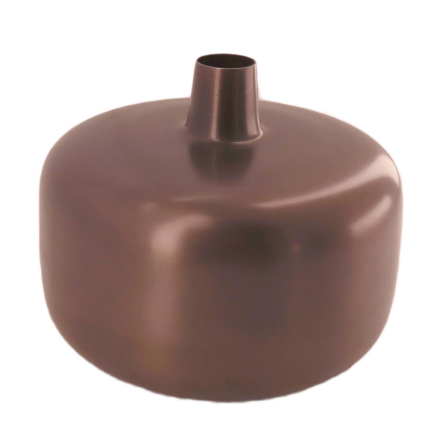 Bottle metal 18.5x18.5x15cm - Bronze