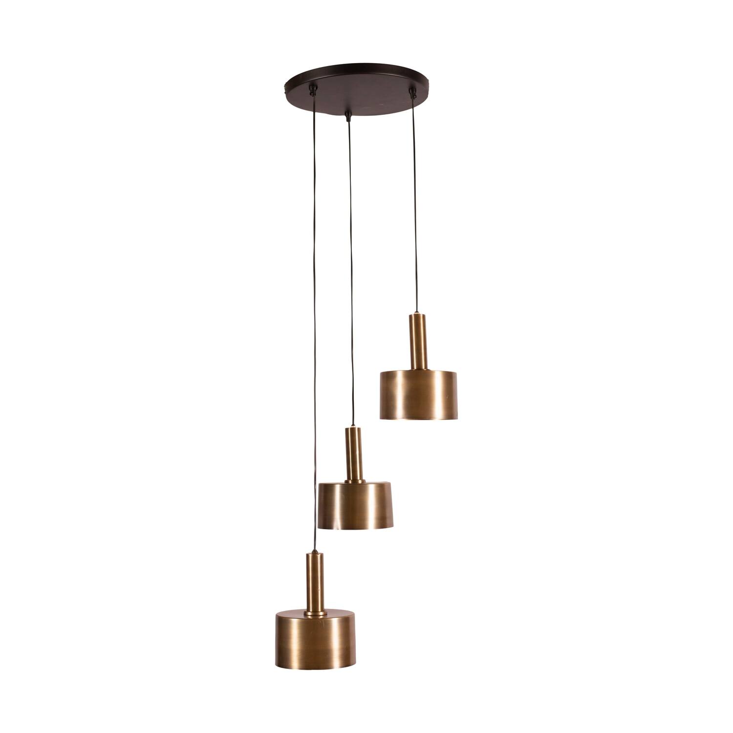 Ceiling light metal 39x39x150cm - Gold