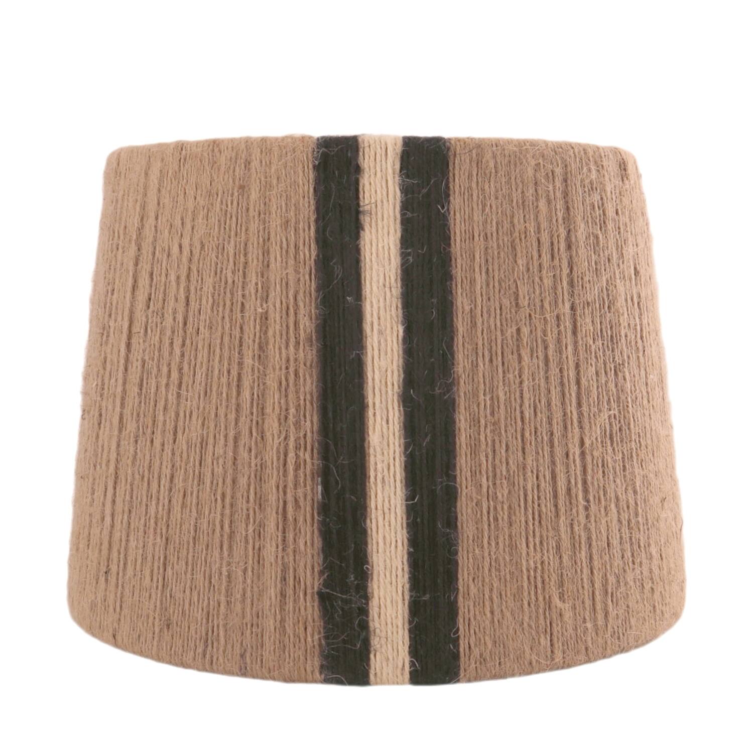 Lamp shade jute 28x28x20cm