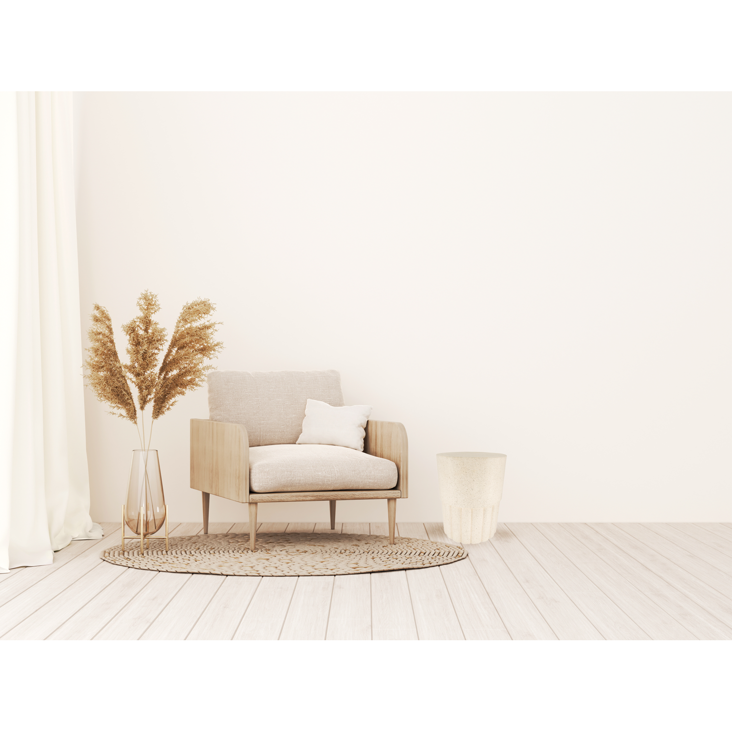 Side table round magnesium 38x38x48cm