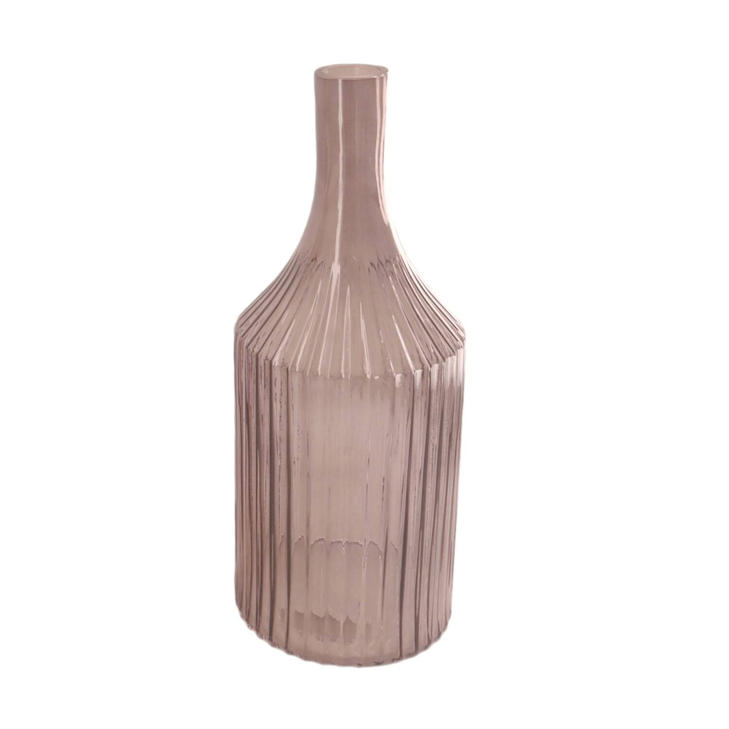 Vase glass 14.5x14.5x35cm
