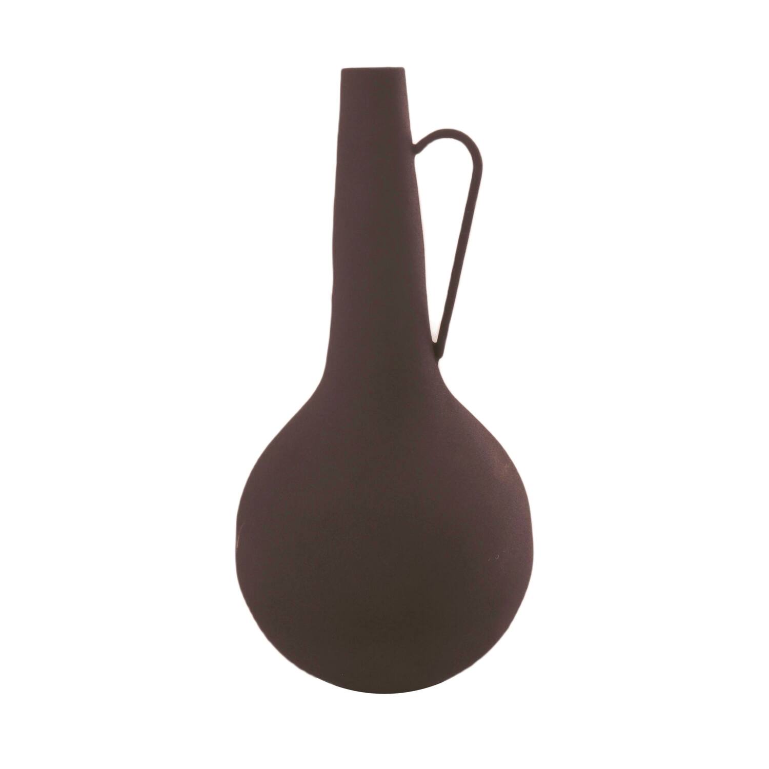 Bottle metal 18x18x37cm - Black