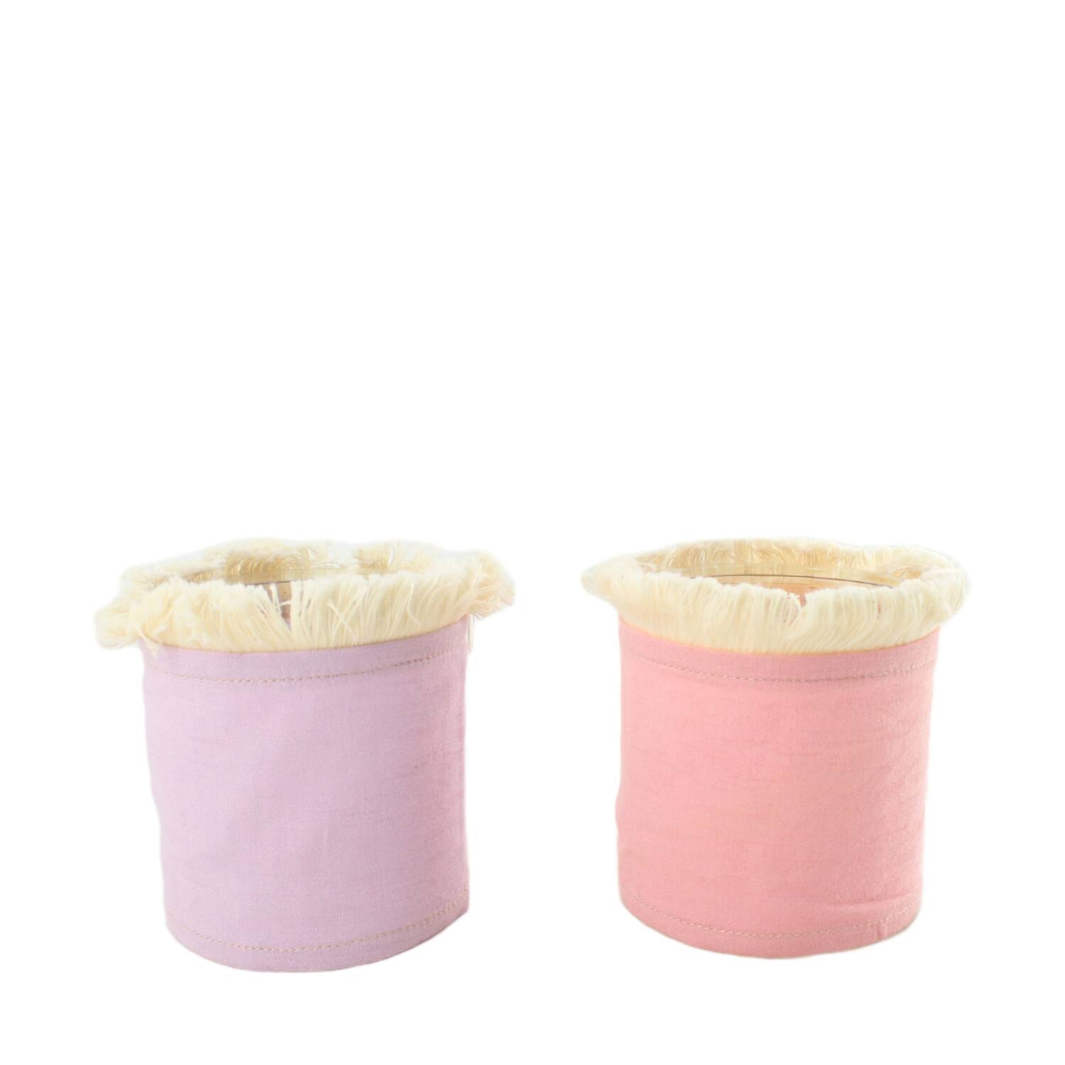 Tealight holder fabric 10x10x10cm C/2
