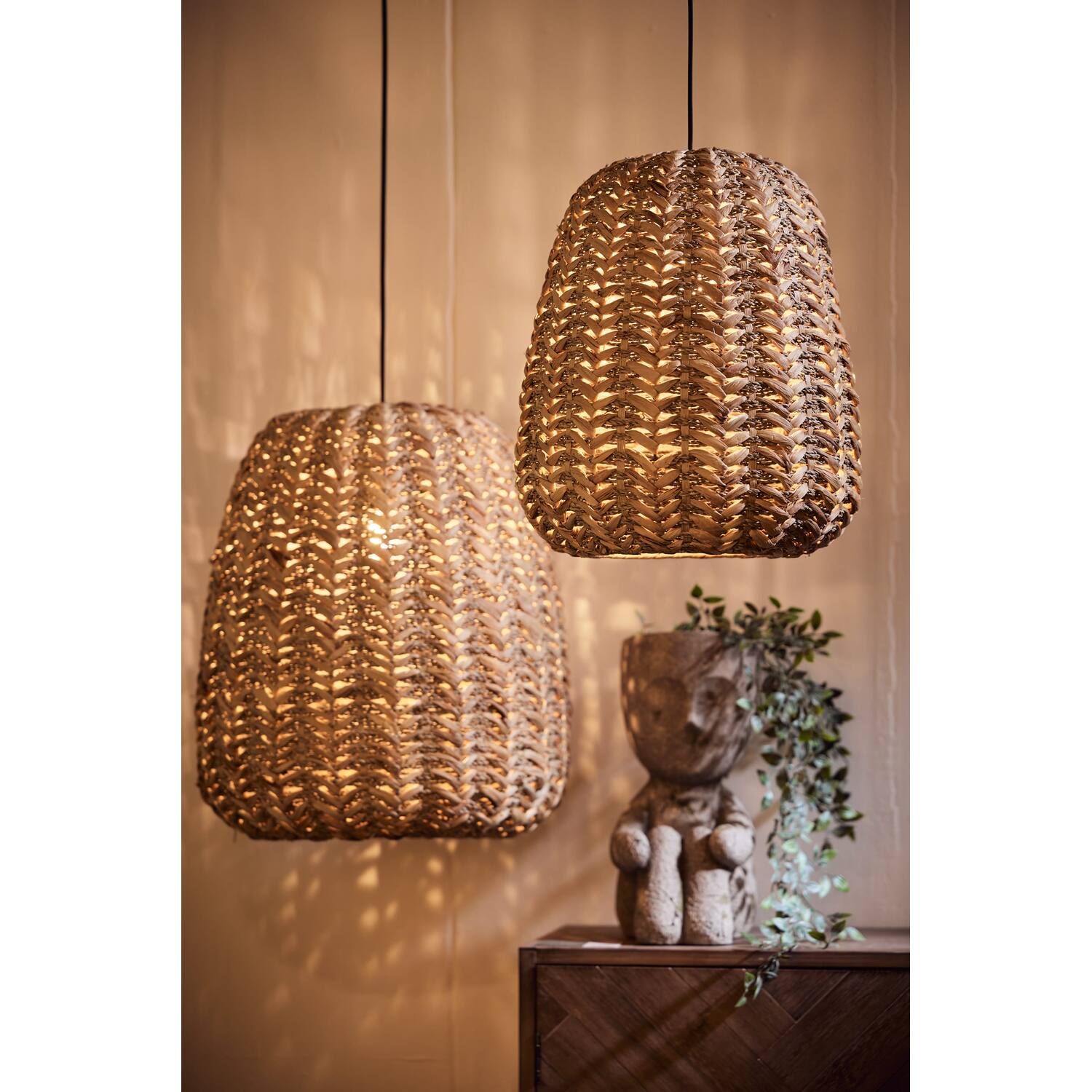 Ceiling light waterhyacinth 46x46x50cm