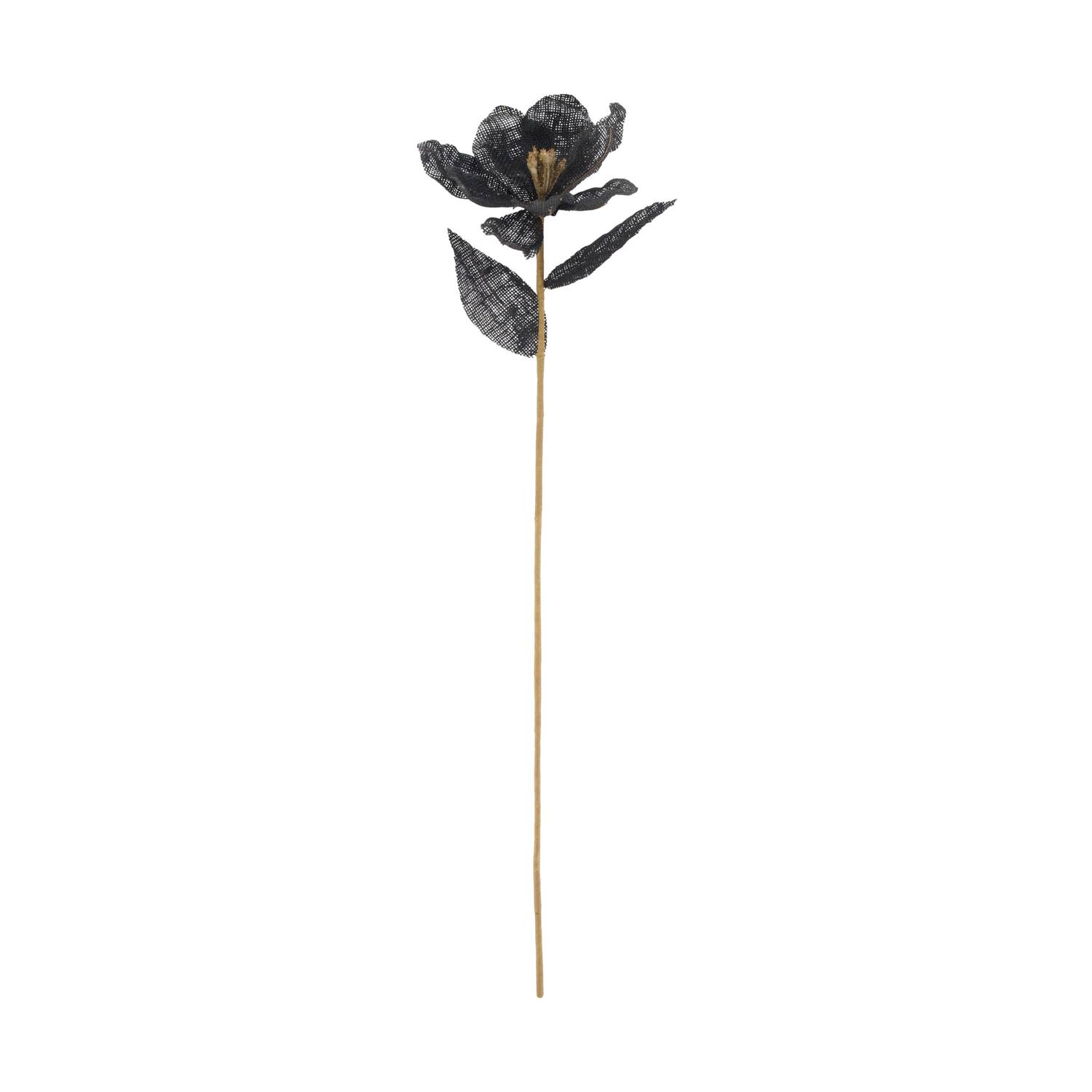 Flower magnolia jute 76x10x10cm