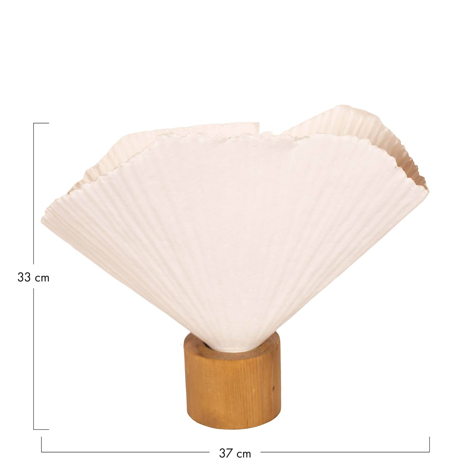 Table lamp paper mache 37x17x33cm