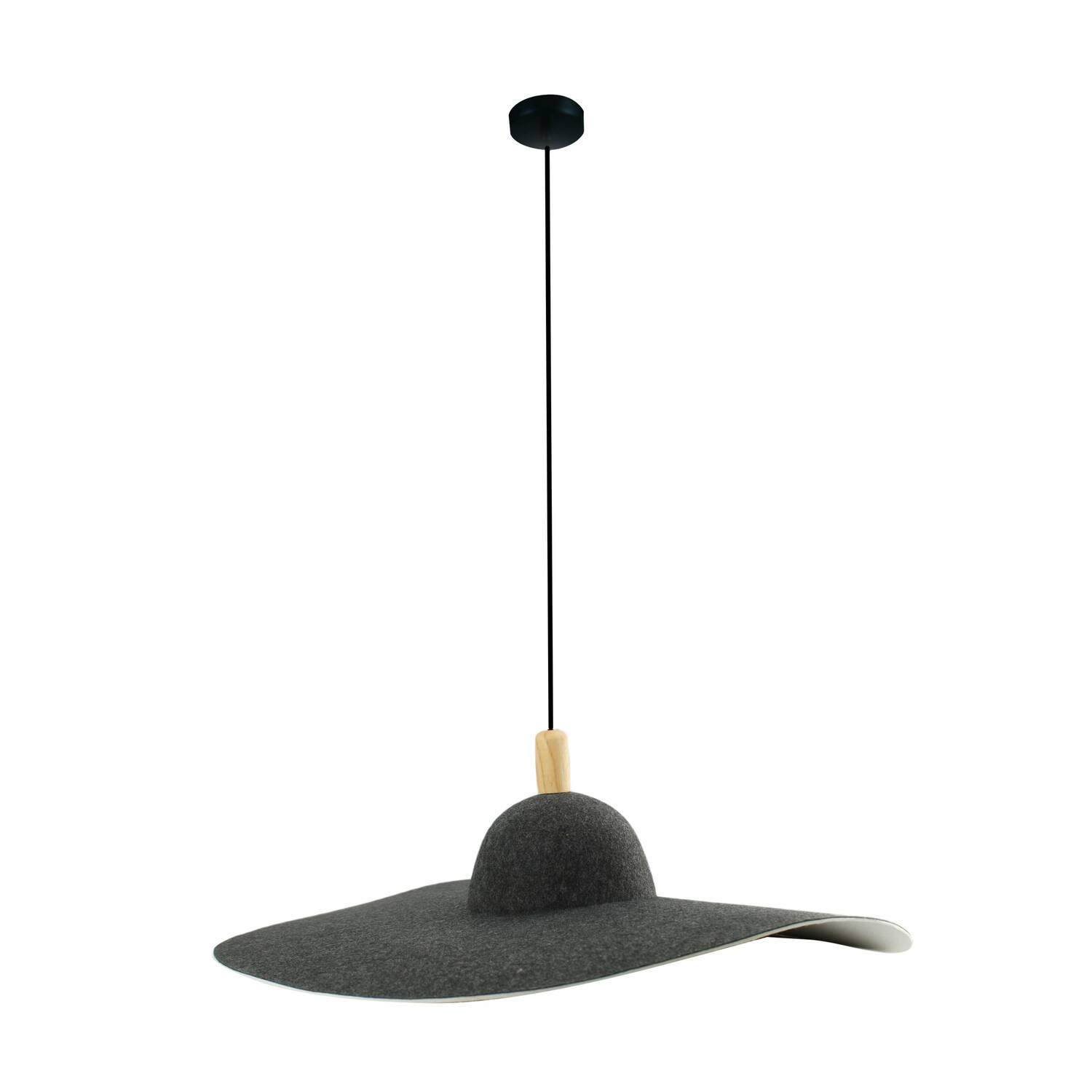 Suspension Ely - 58x58x16cm - Noir