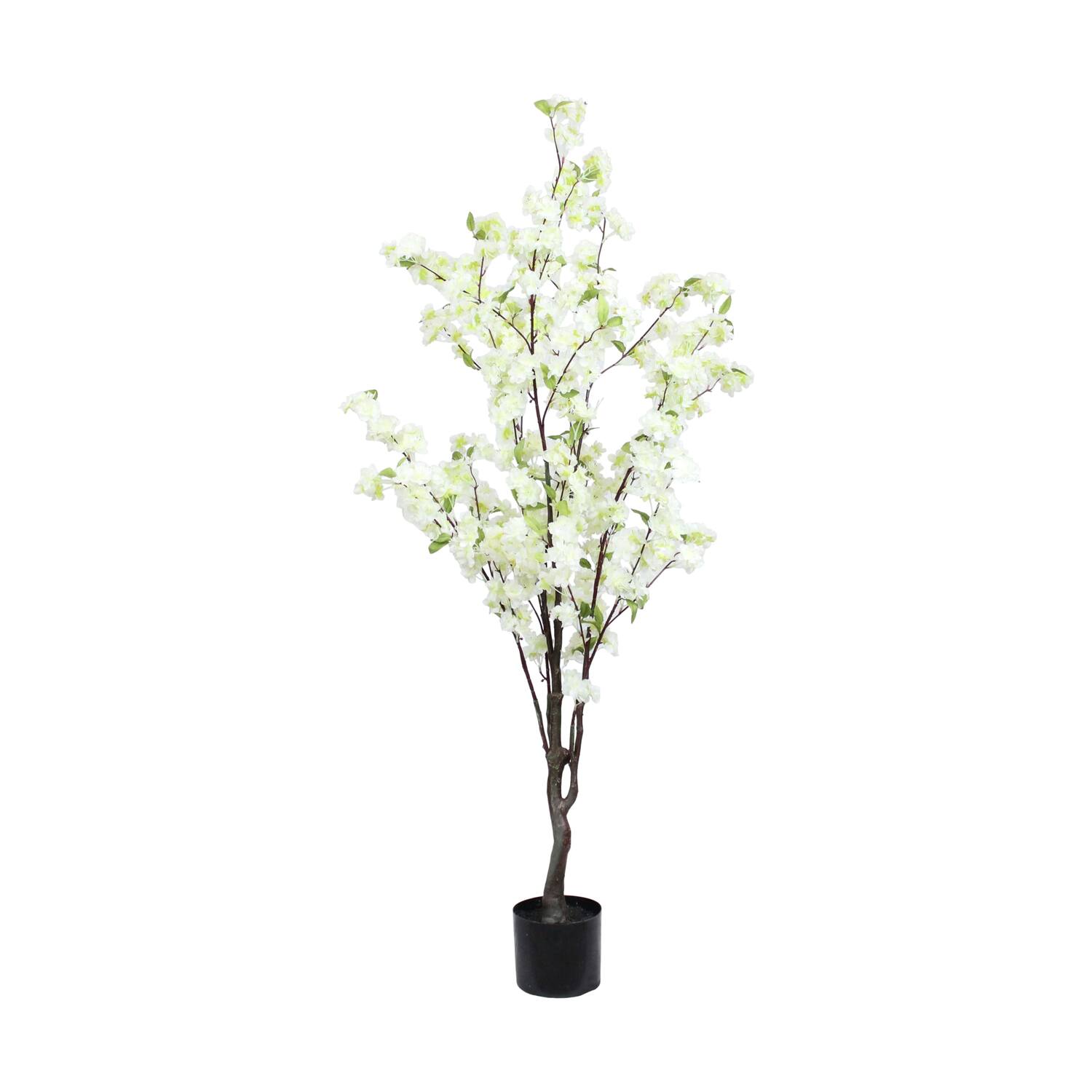Tree peach blossom artificial 70x60x145cm - White