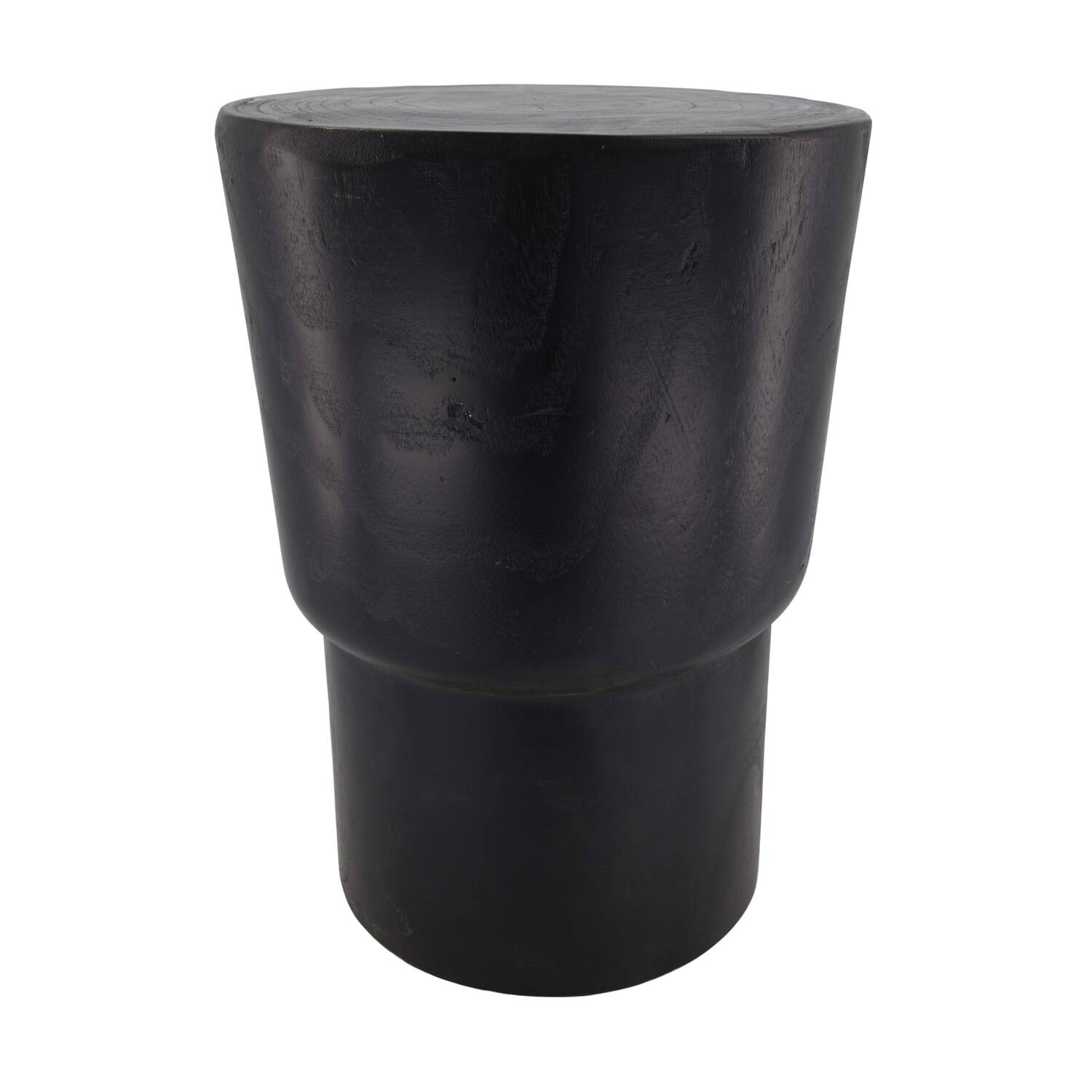 Side table round paulownia wood 28x28x38cm