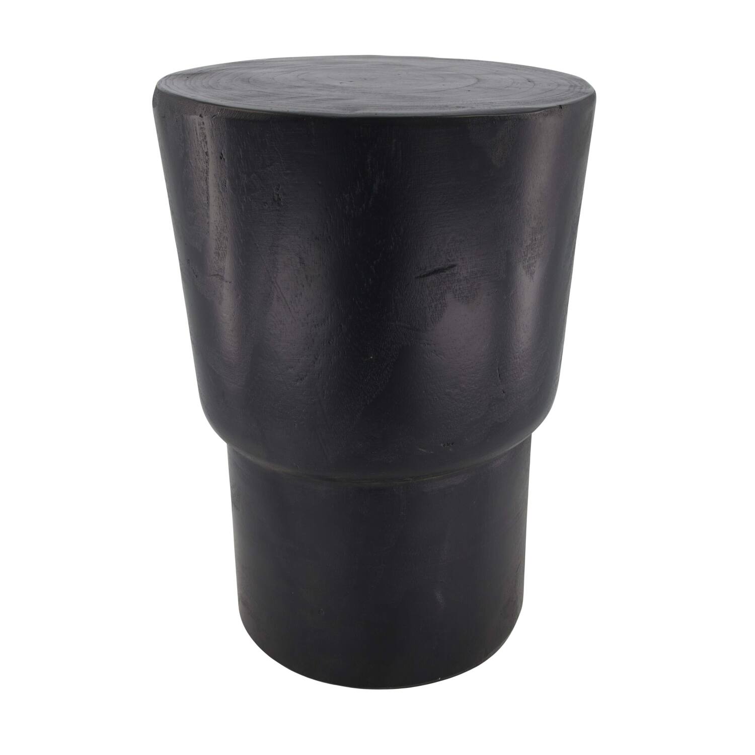 Side table round paulownia wood 28x28x38cm