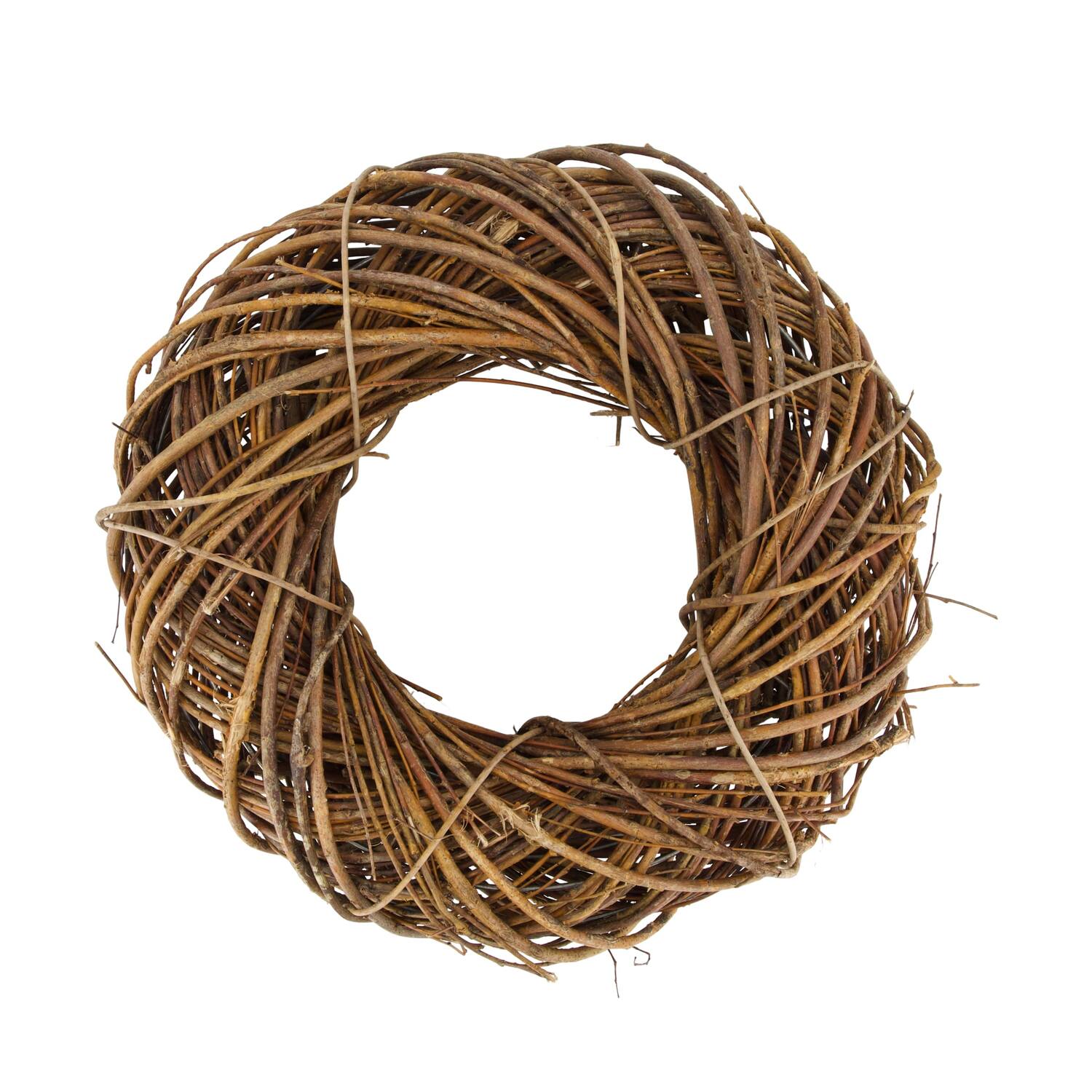 Wreath willow wood 38x10x38cm - Natural