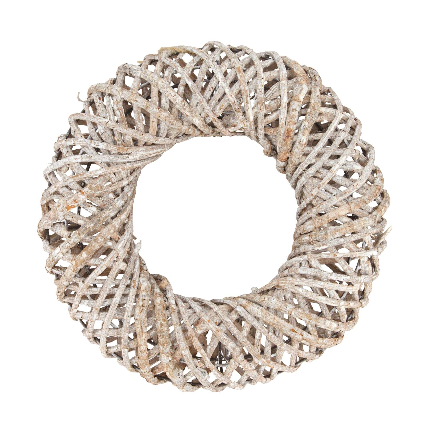 Wreath rattan 28x7.5x28cm