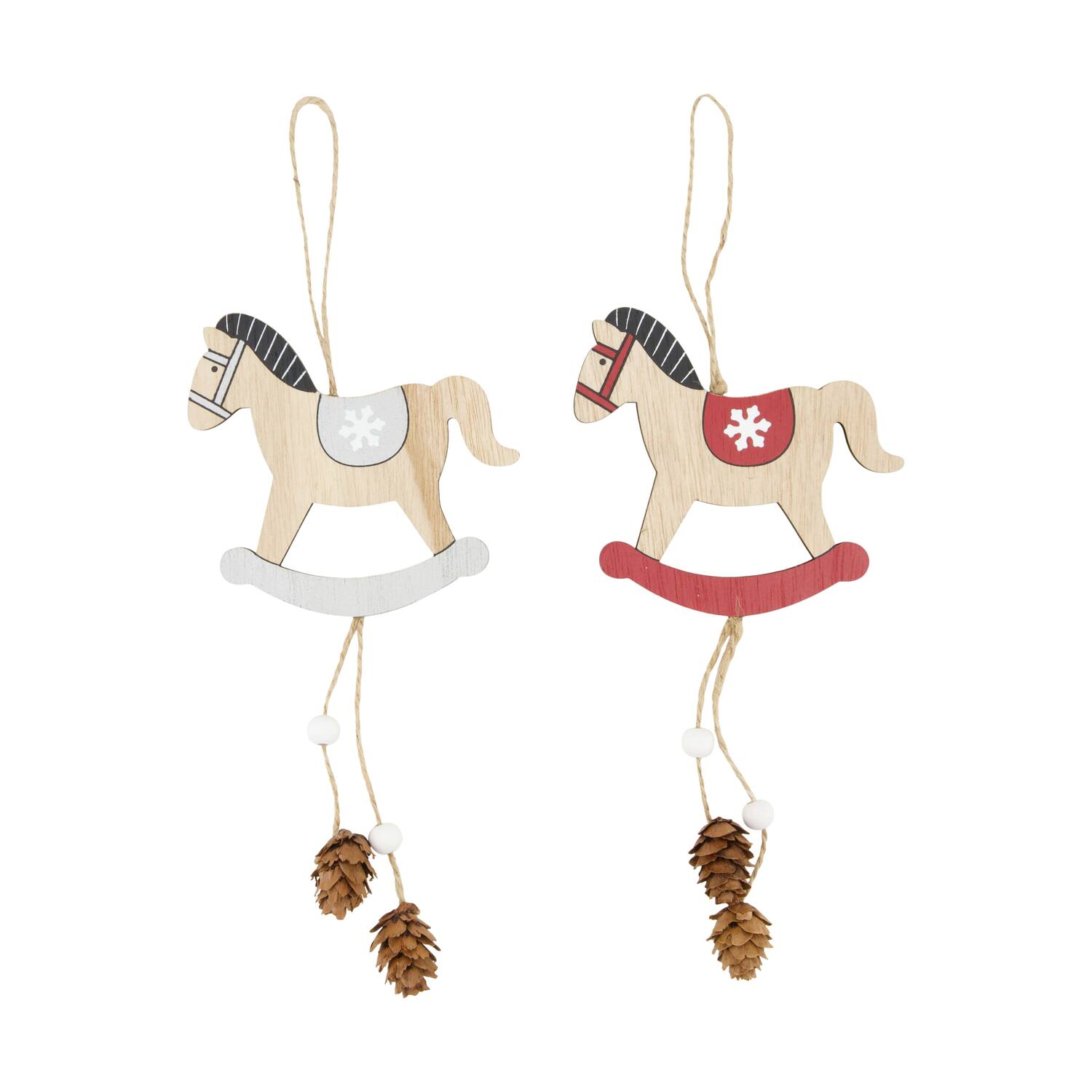Hanger rocking horse plywood 10x2x22cm C/2