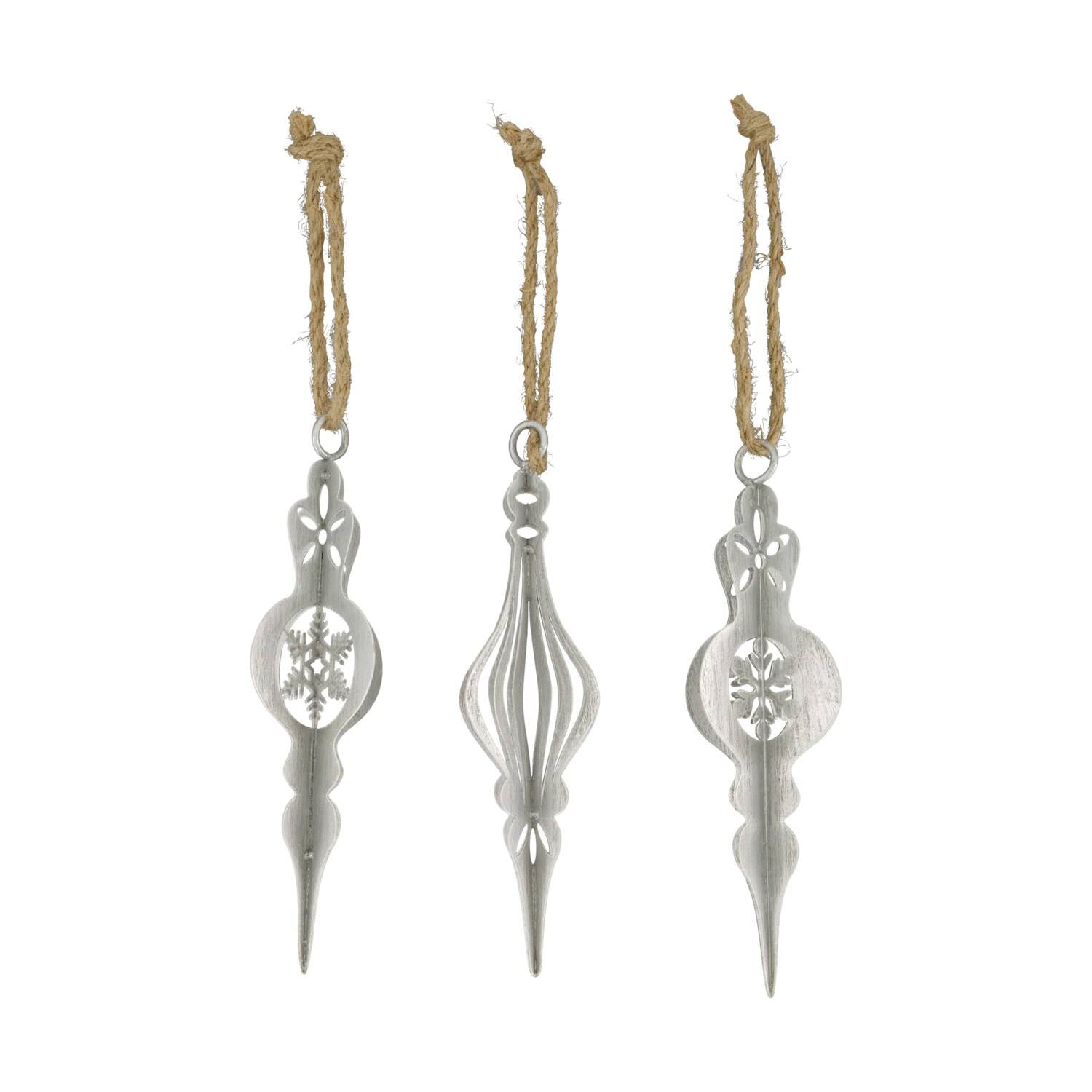 Hanger metal 9x9x27.5cm  - Silver