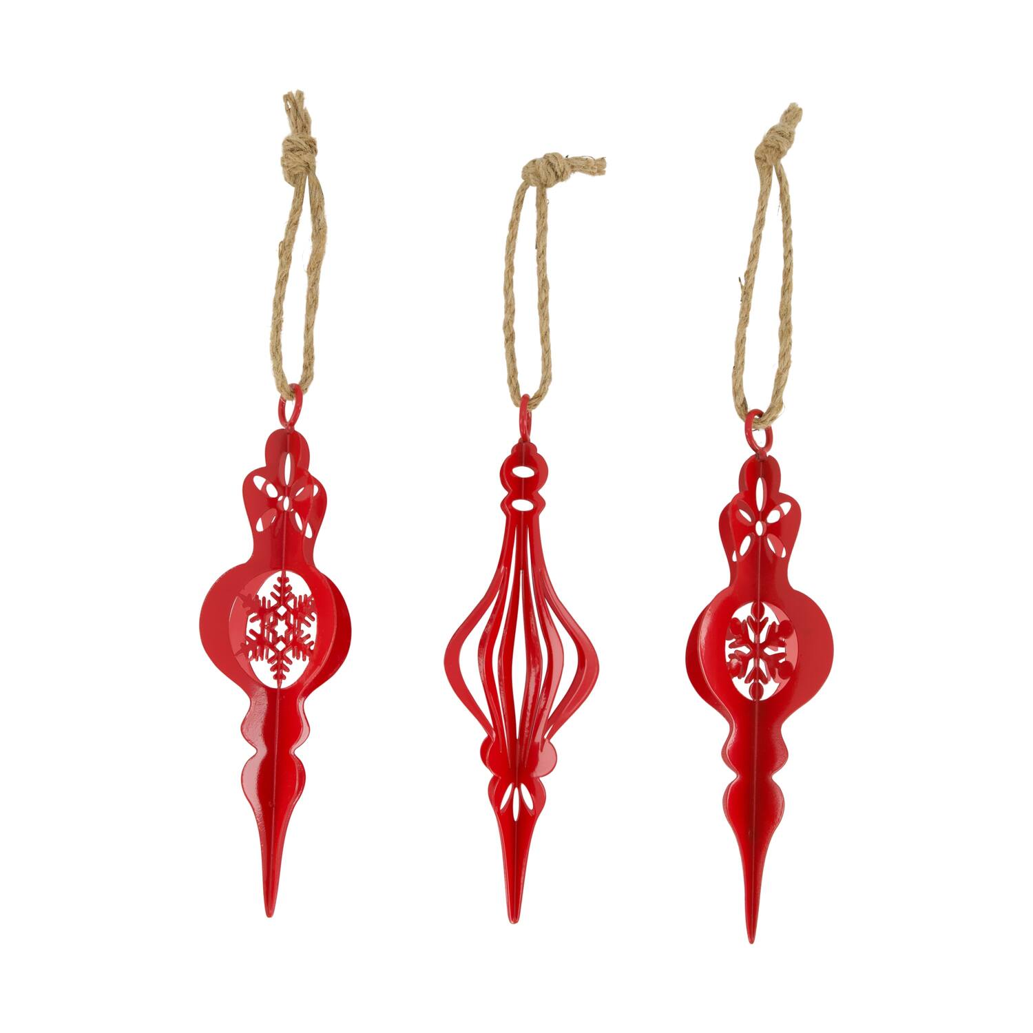 Hanger metal 9x9x27.5cm  - Red