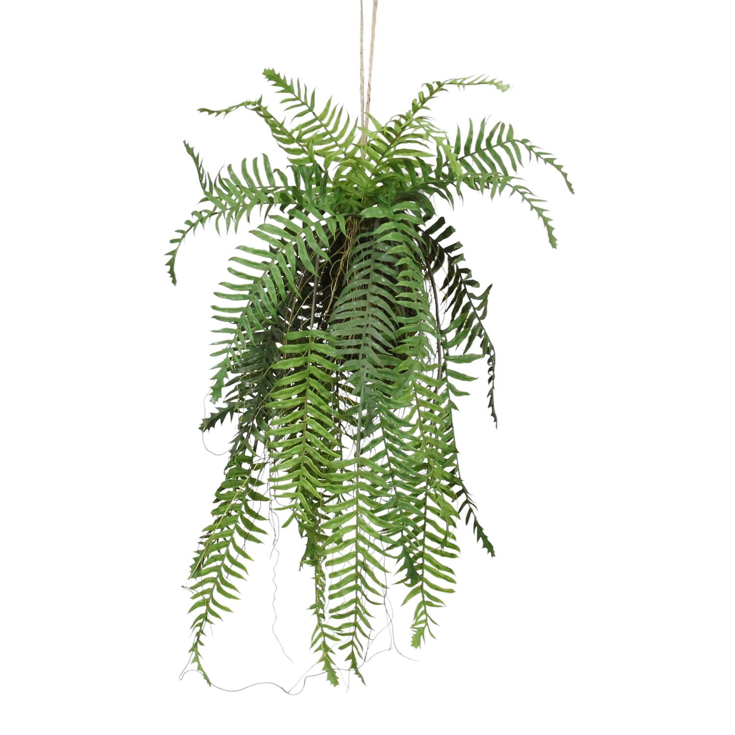 Plant hanging fern artificial 65x20x81cm - Green