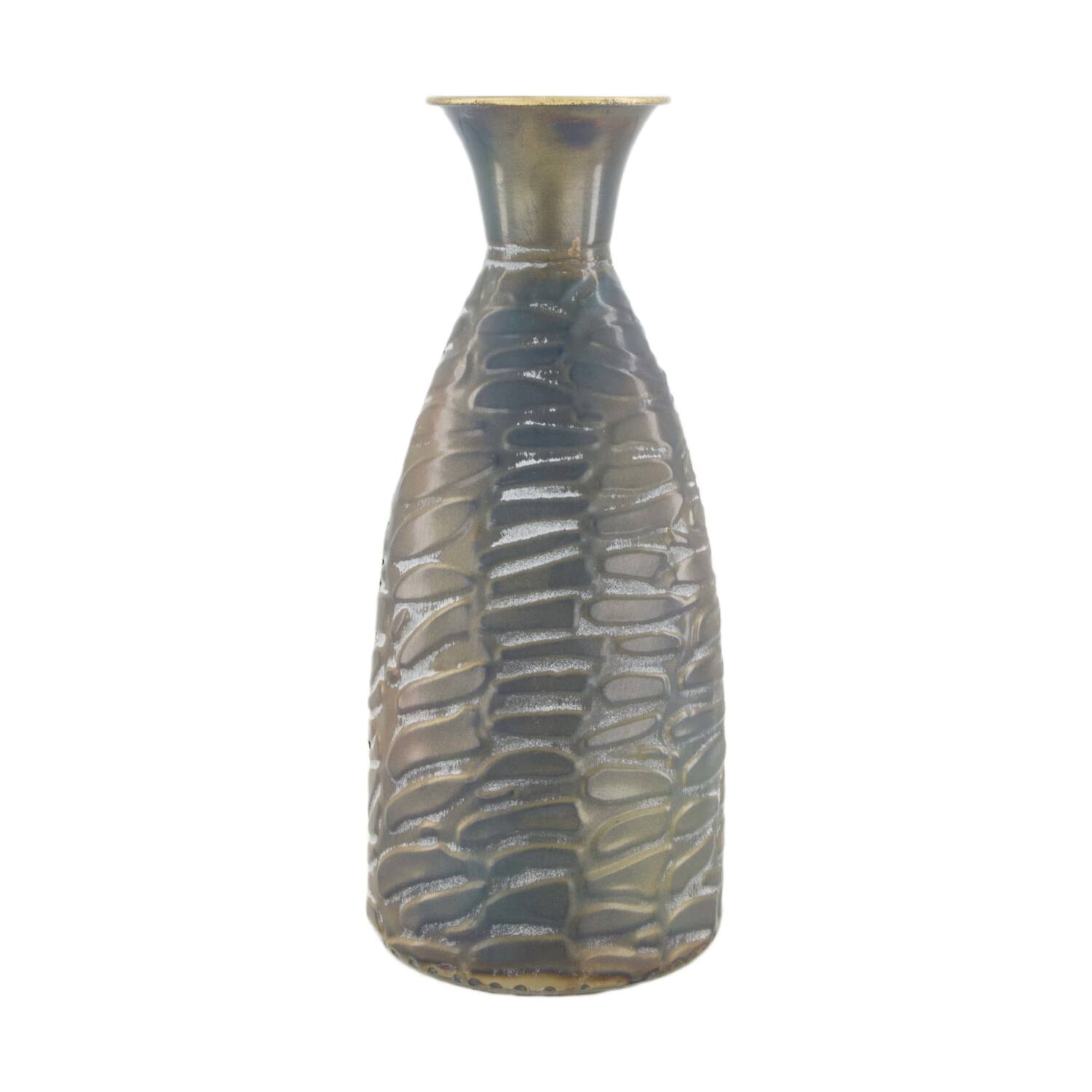 Bottle metal 14x14x32.5cm - Black