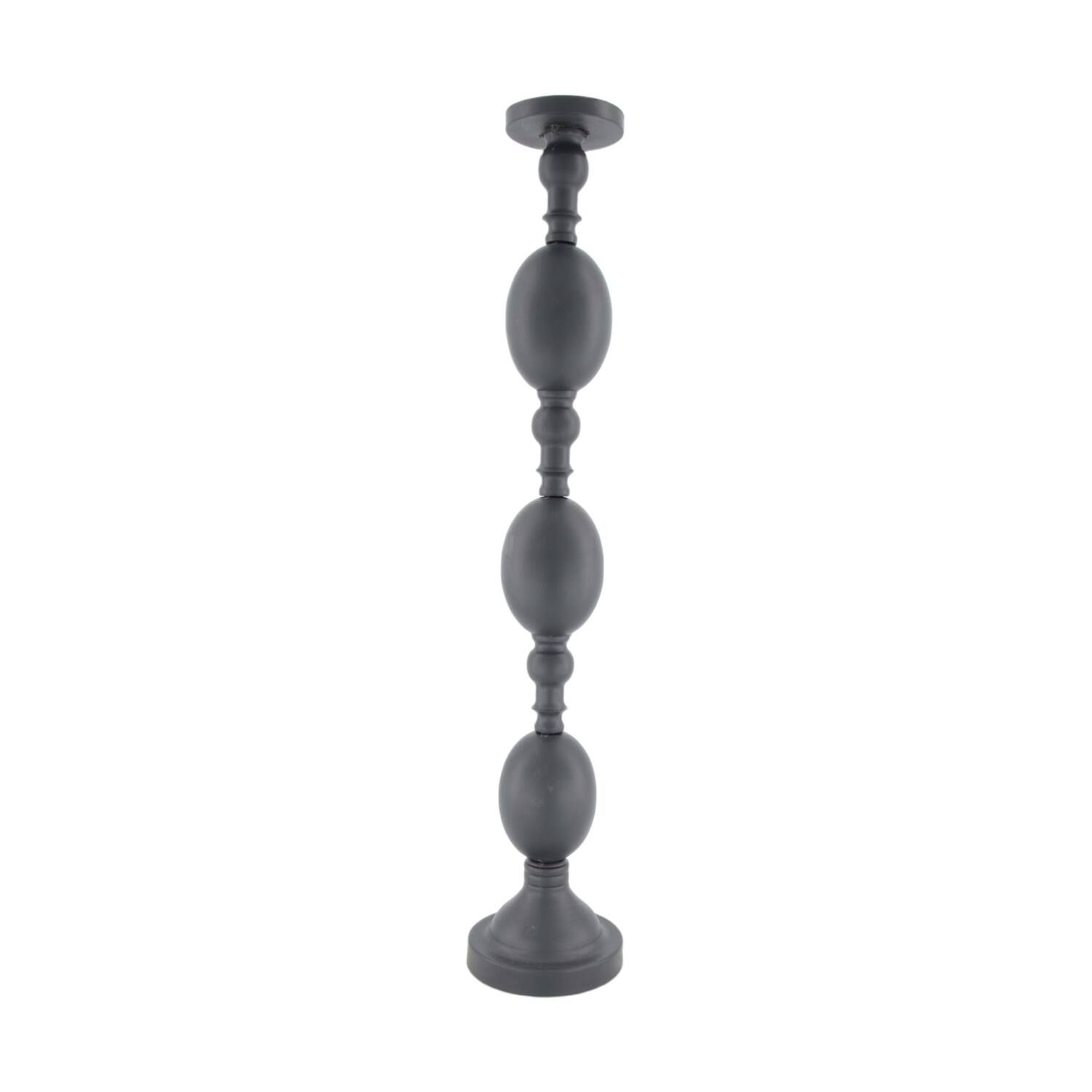 Pillar candle holder metal 12x12x60.8cm